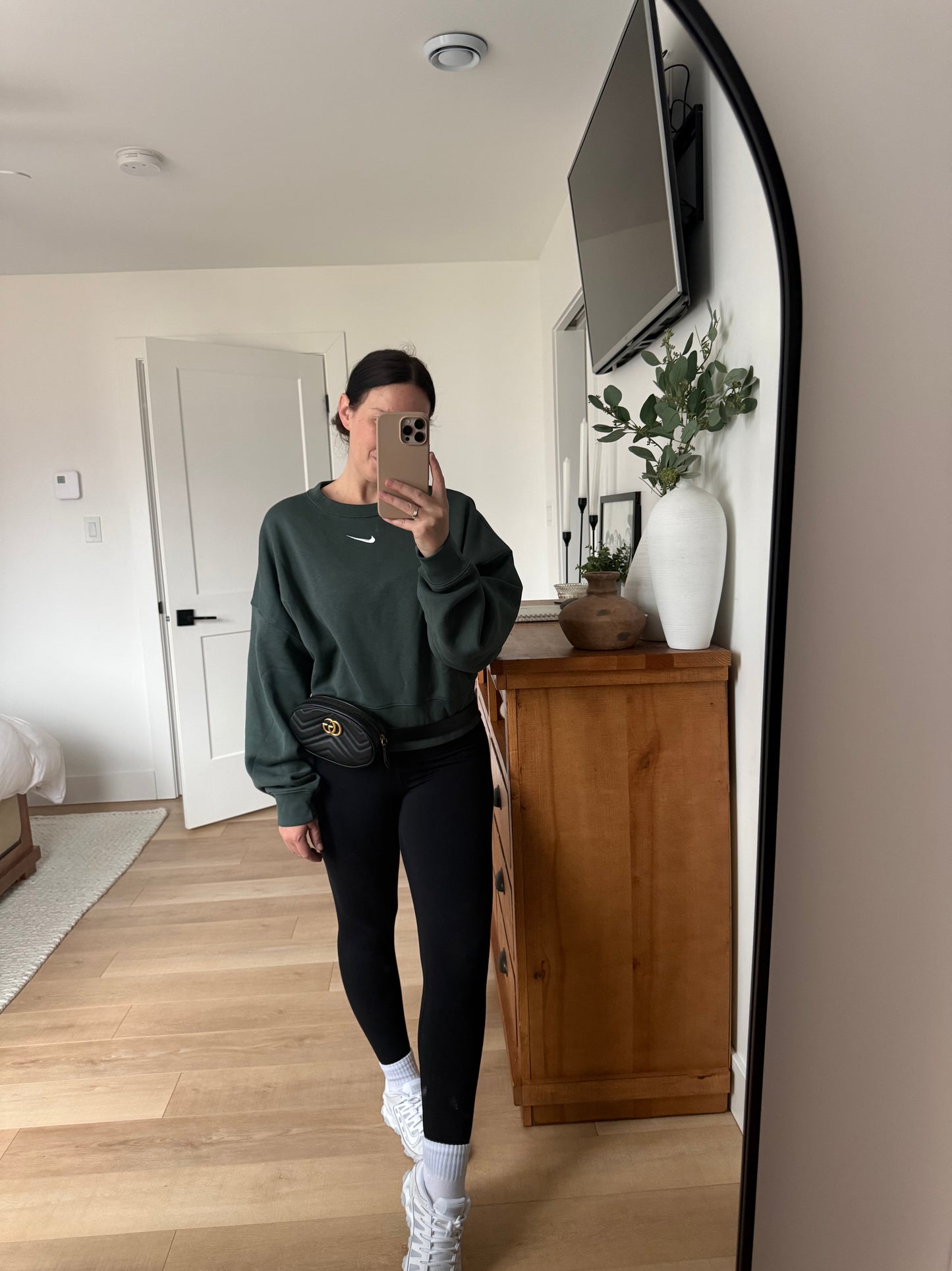 Gucci Marmont Matelasse Leather Belt Bag