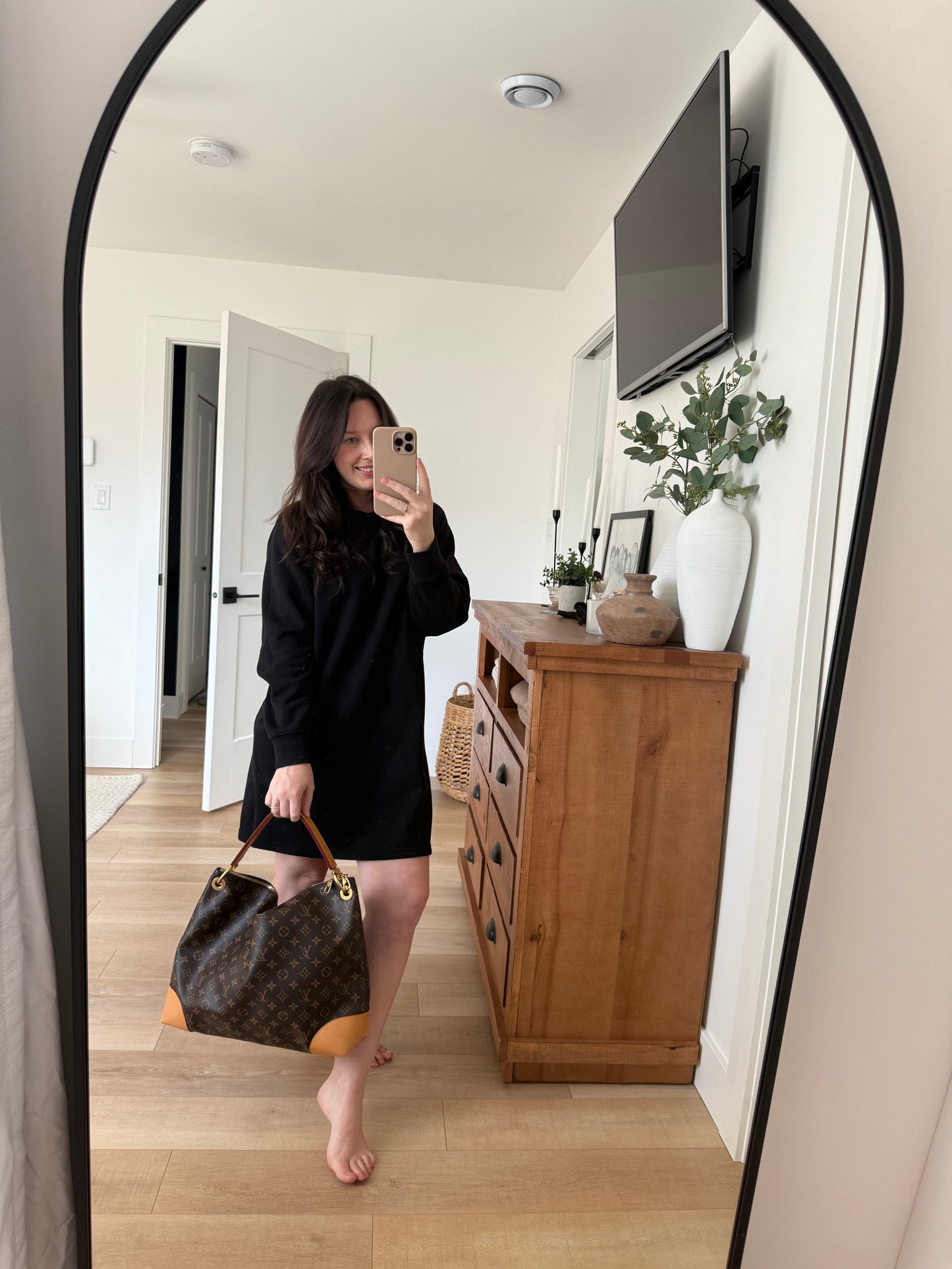 Louis Vuitton Monogram Hobo Berri MM