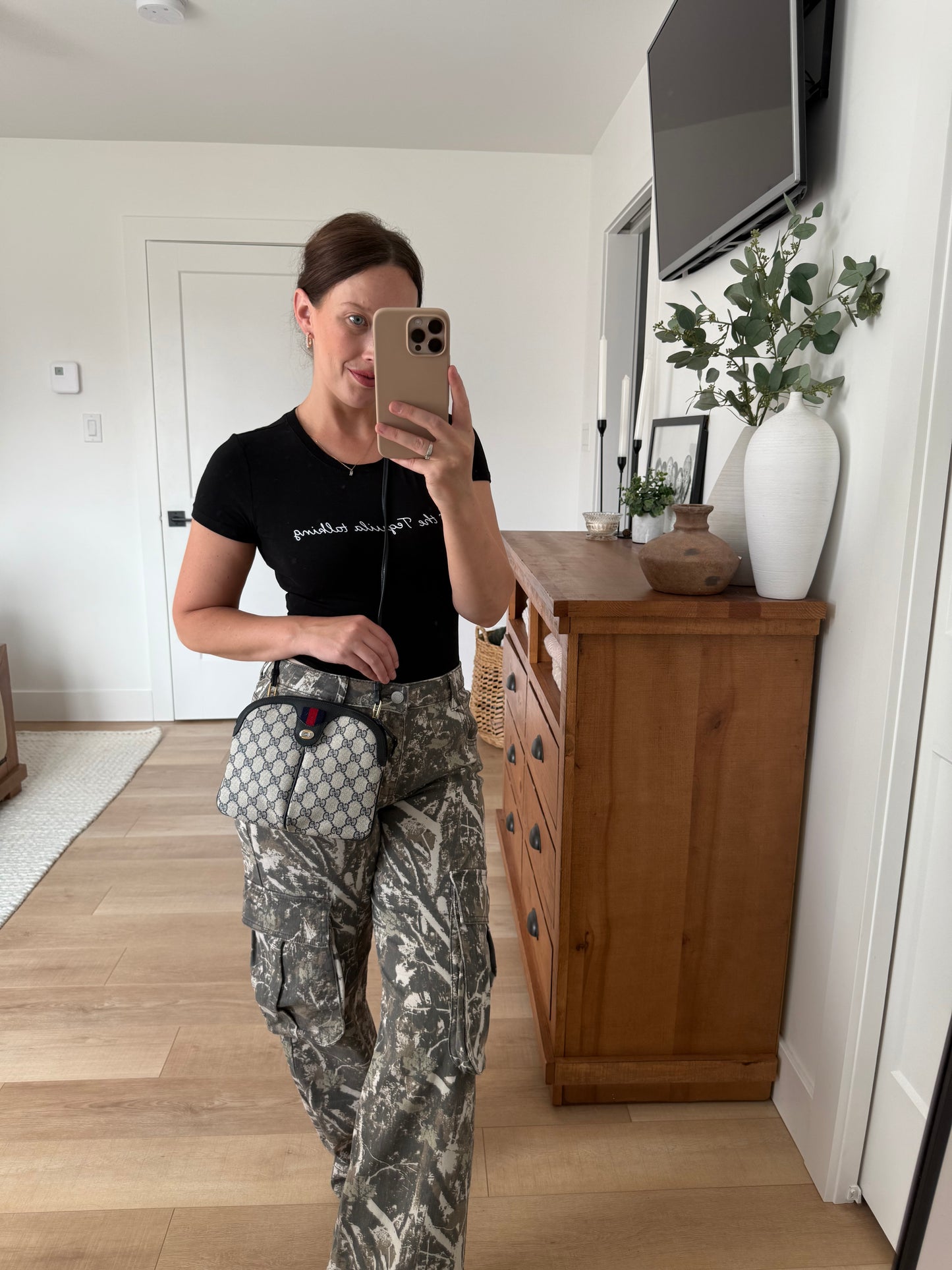 Gucci Vintage Supreme Navy Crossbody