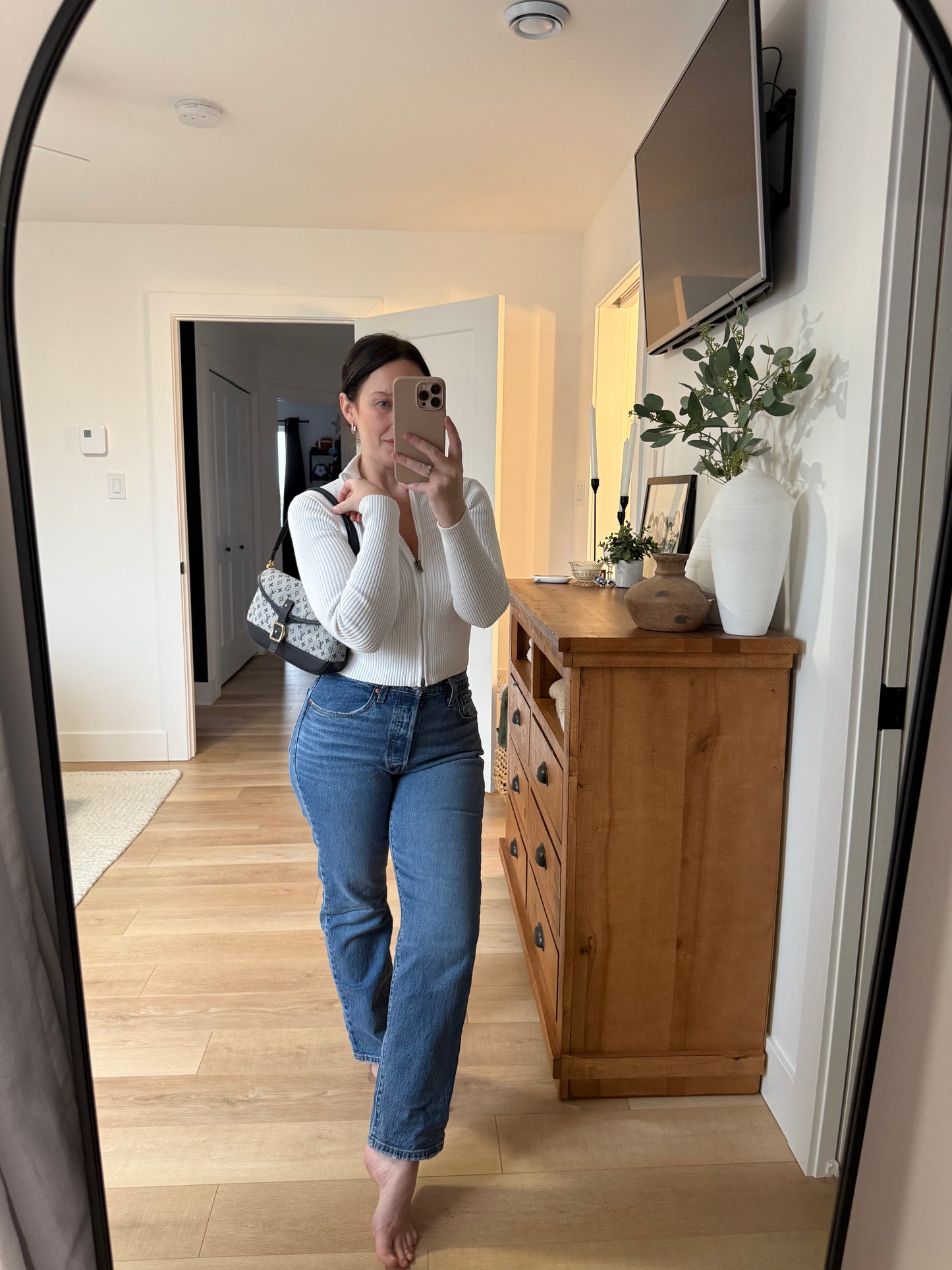 Louis Vuitton Blue Monogram Mini Lin Marjorie Shouder Bag