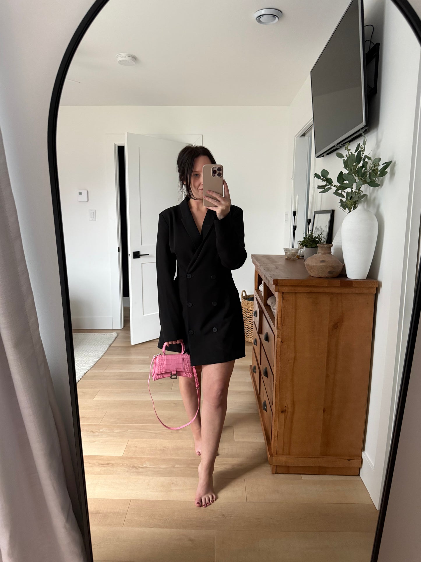 Balenciaga Hourglass Handbag XS Pink