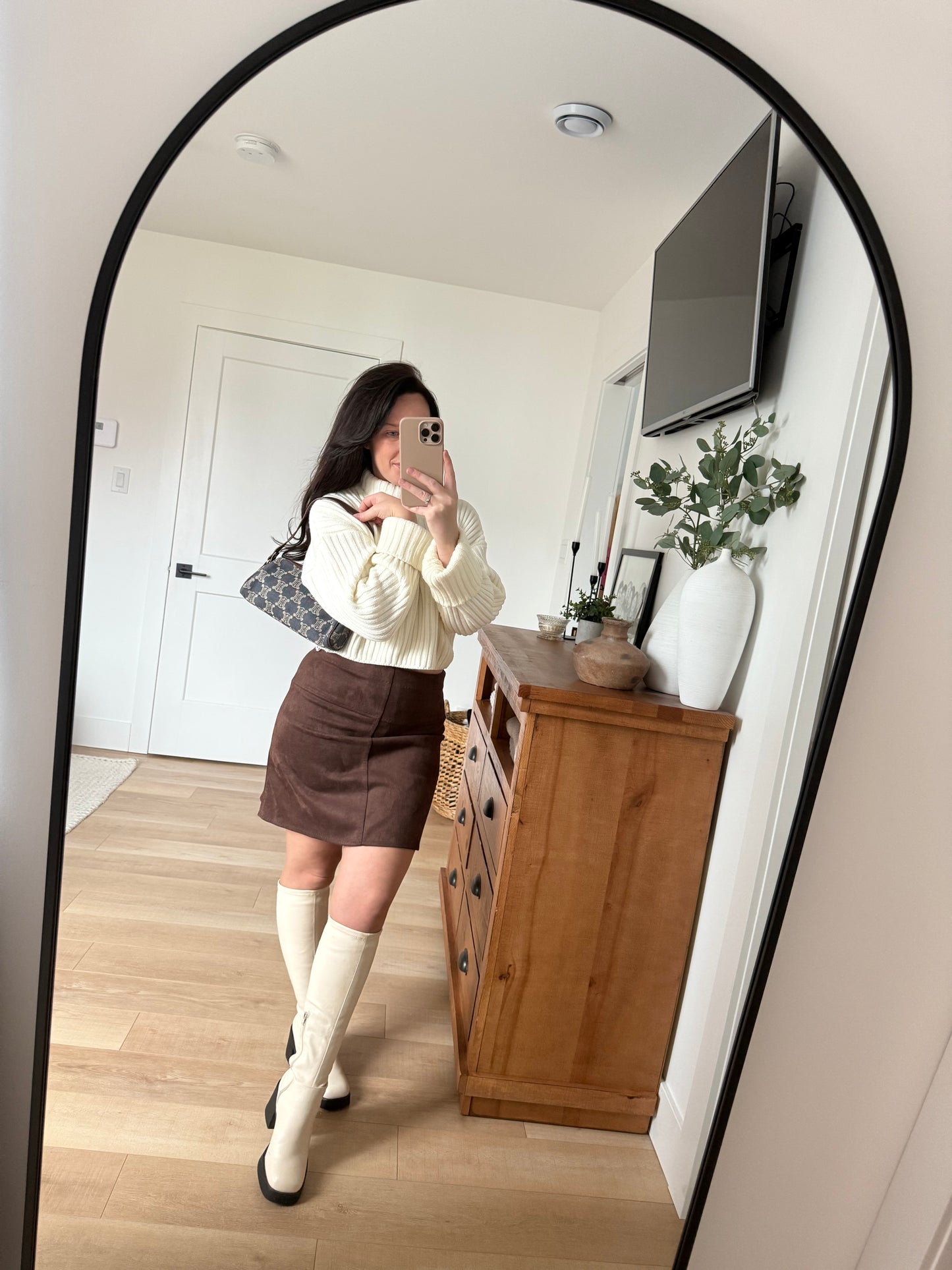 Celine Paris Macadam Denim Handbag