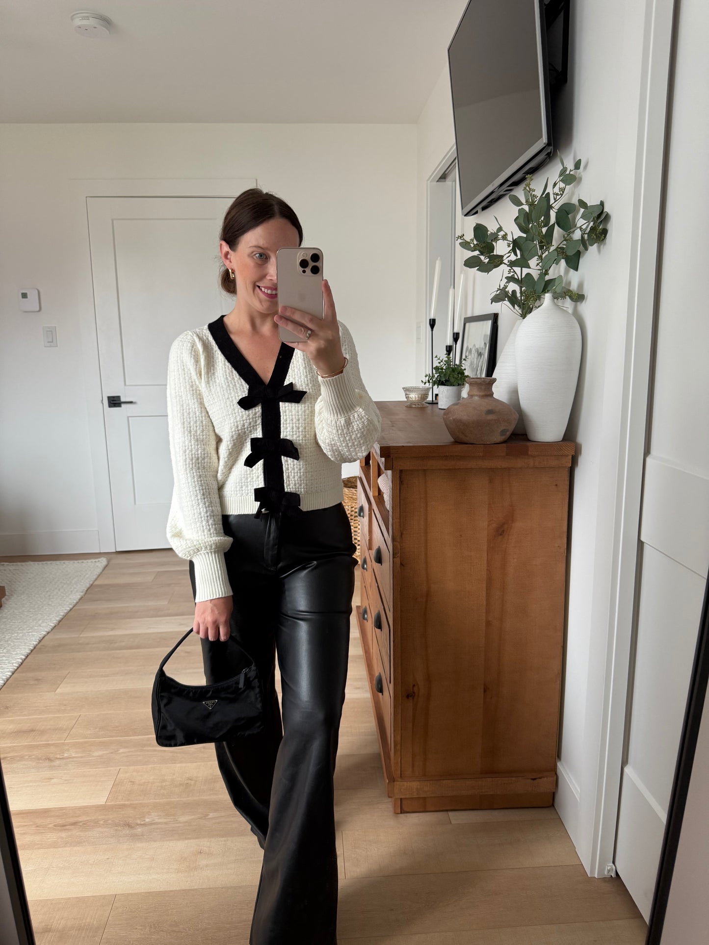 Prada Black Tessuto Nylon Shoulder Bag