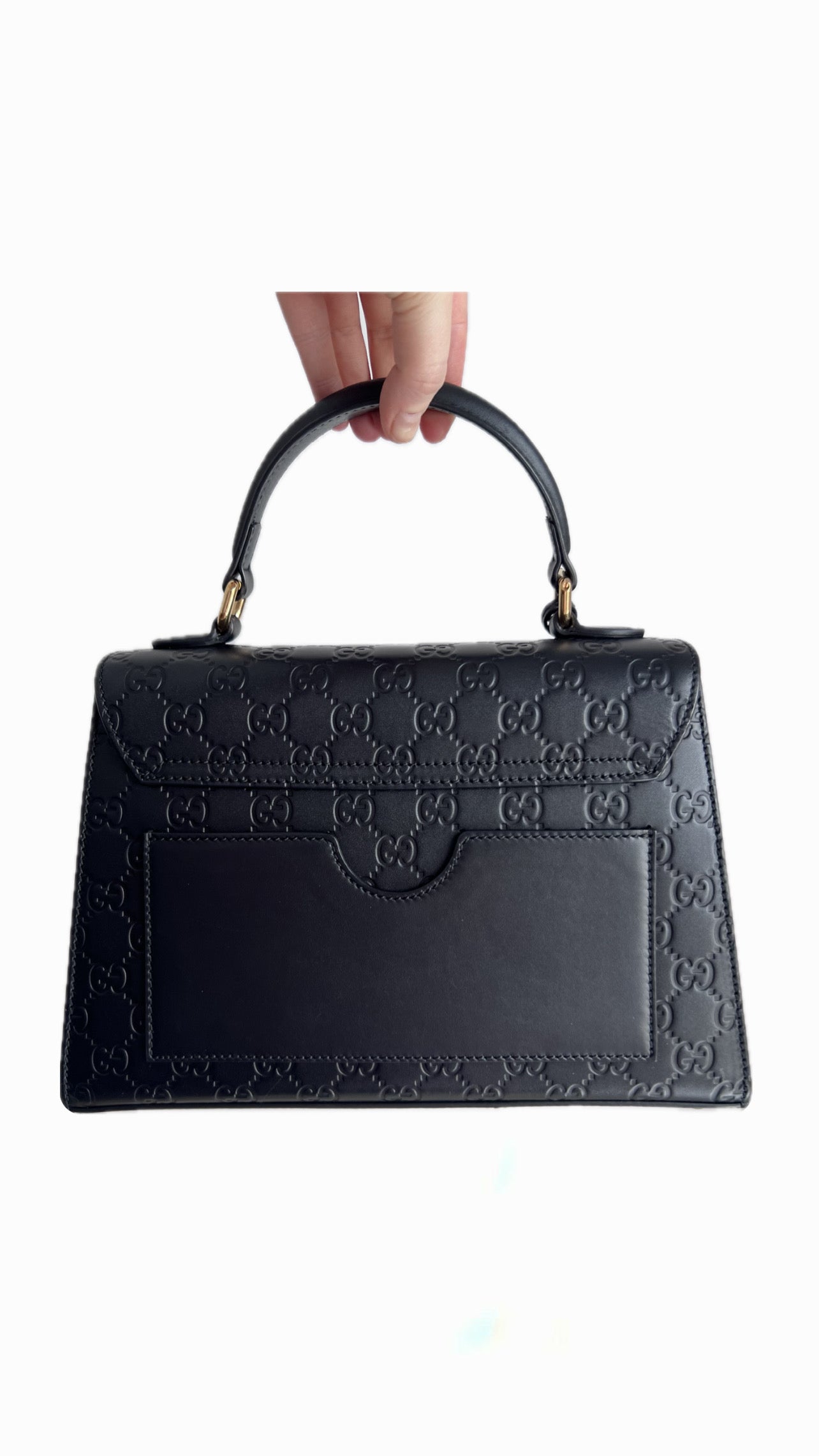 Gucci Black Guccissima Leather Bag