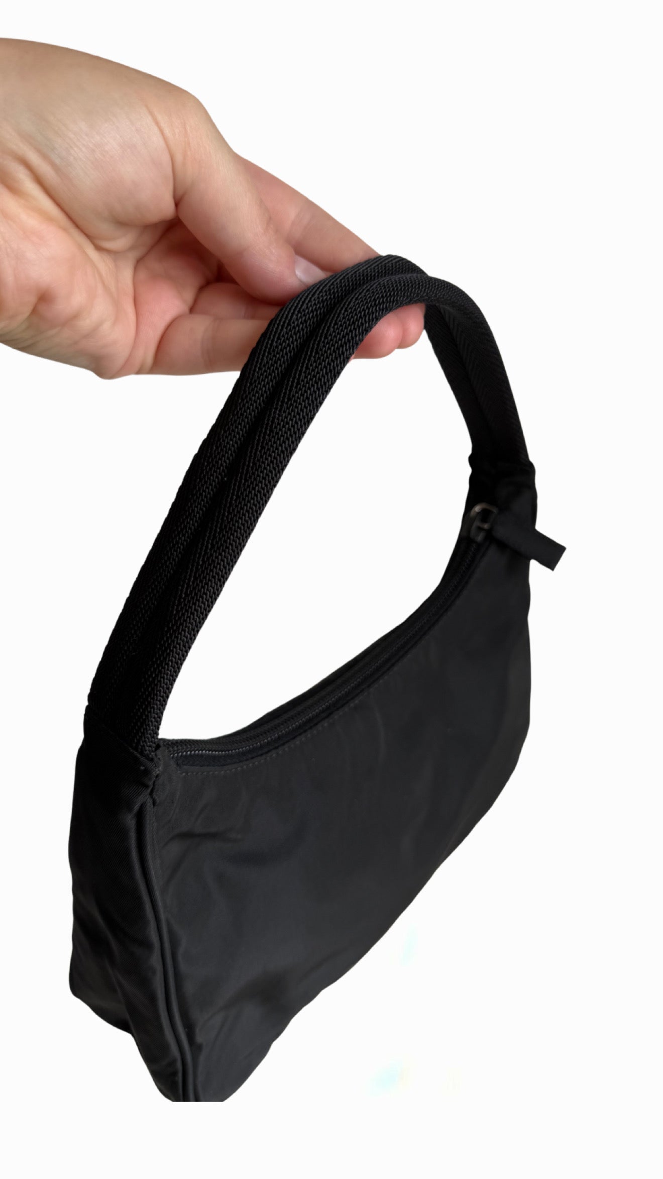 Prada Black Tessuto Nylon Shoulder Bag