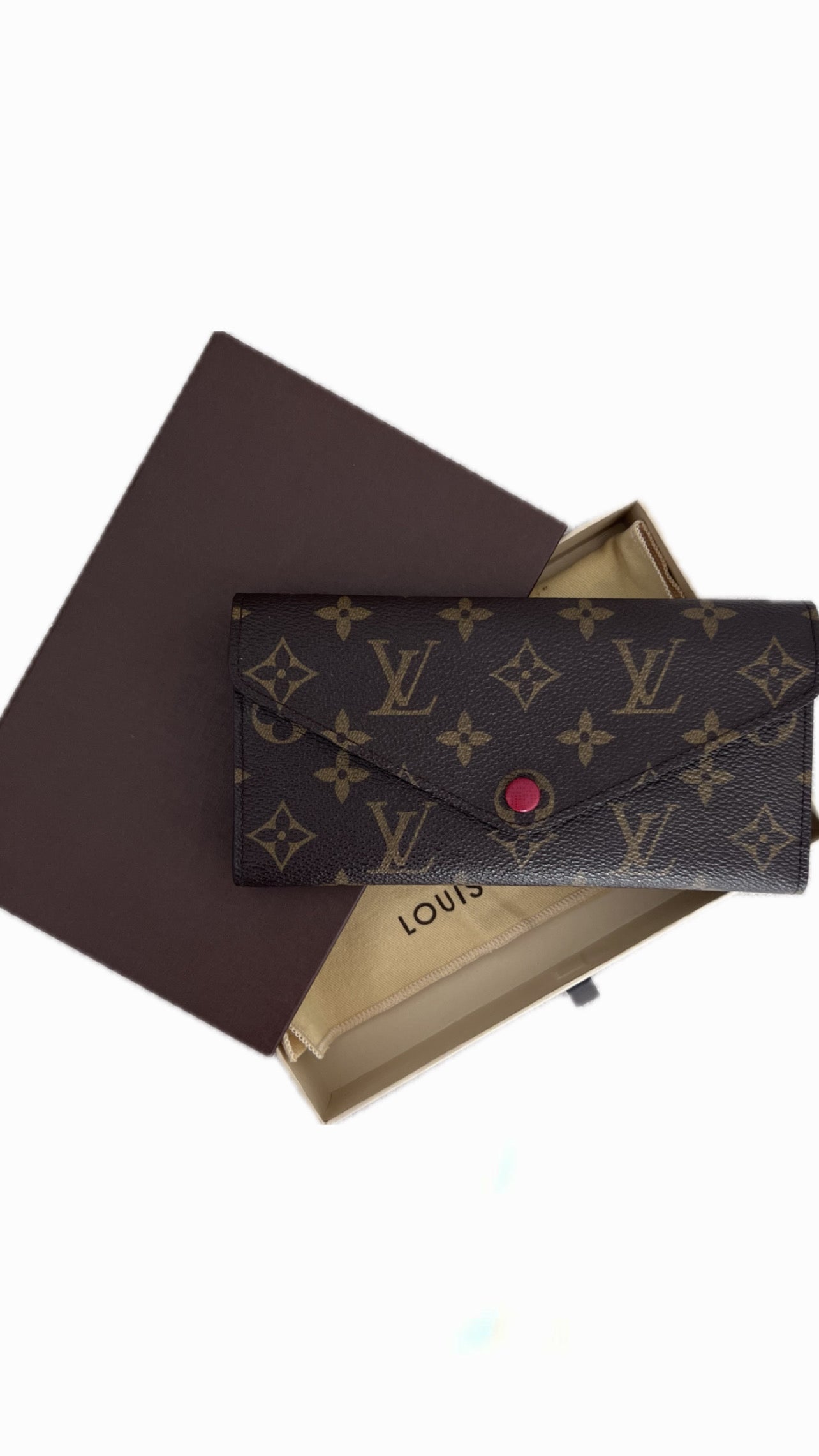 Louis Vuitton Josephine Wallet Red