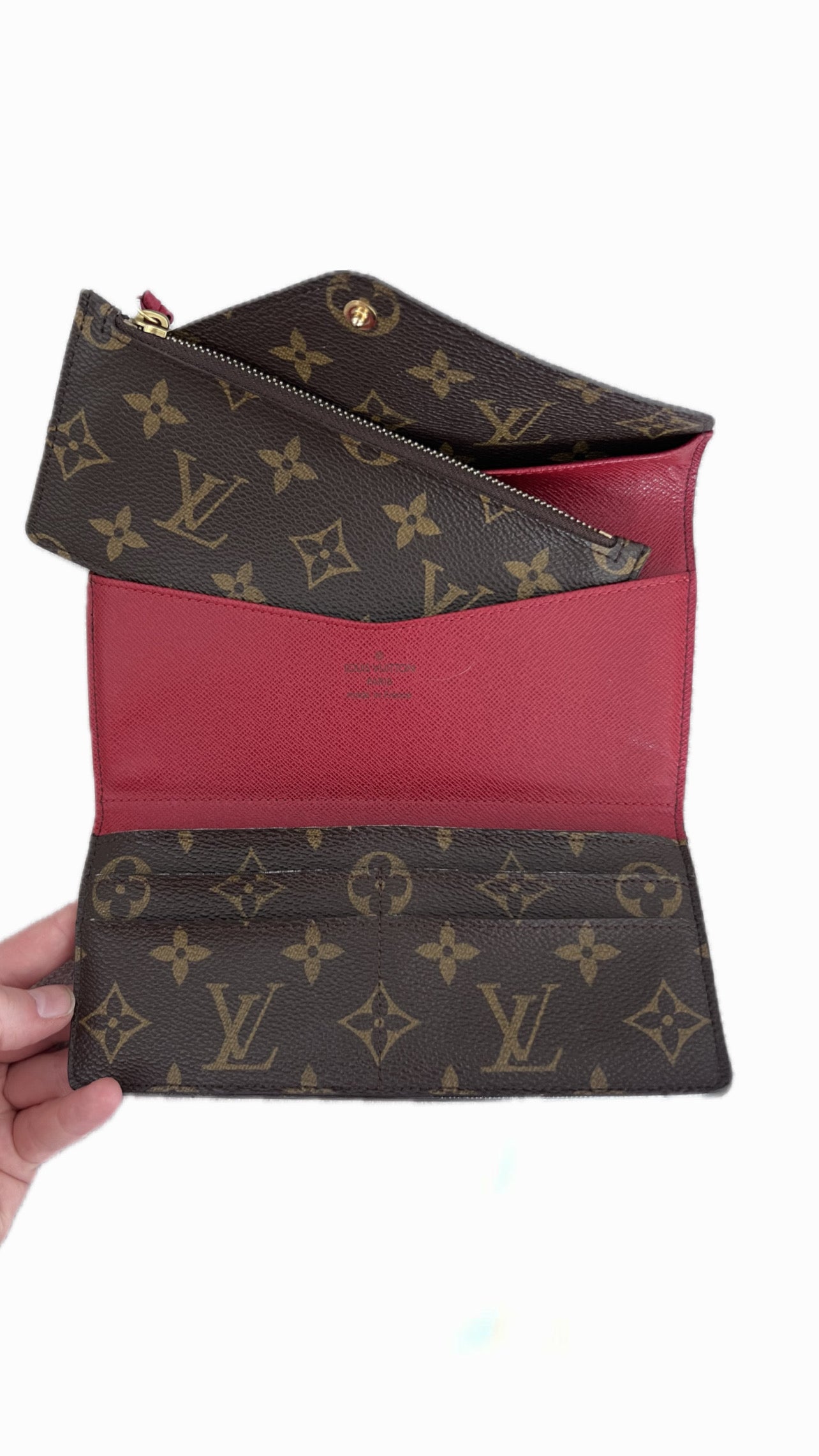 Louis Vuitton Josephine Wallet Red