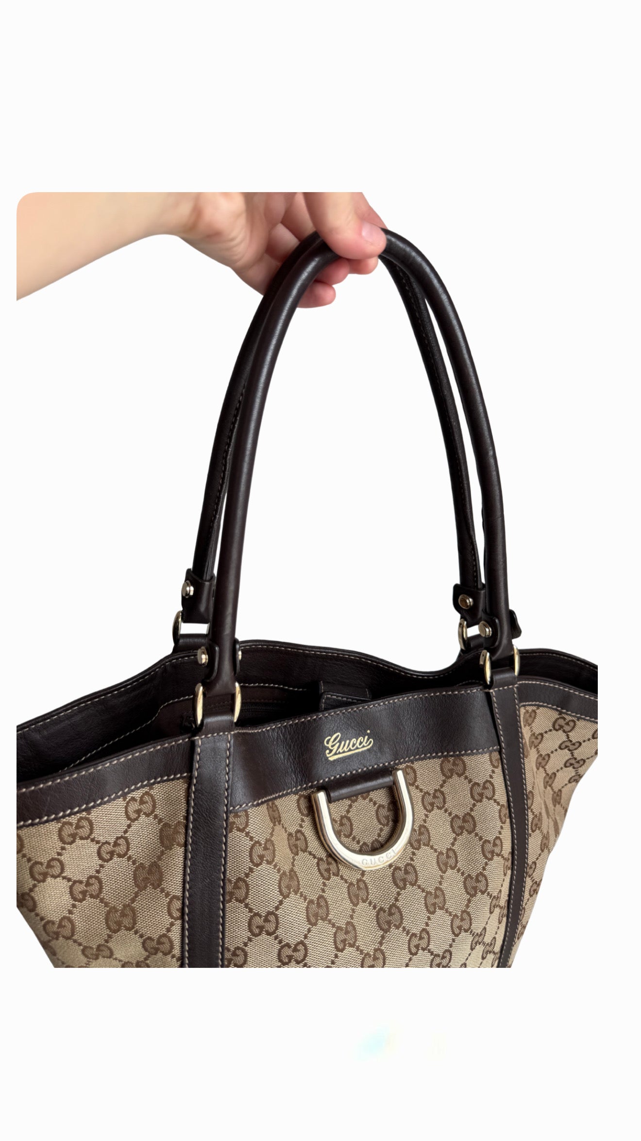 Gucci Abbey GG Canvas Tote