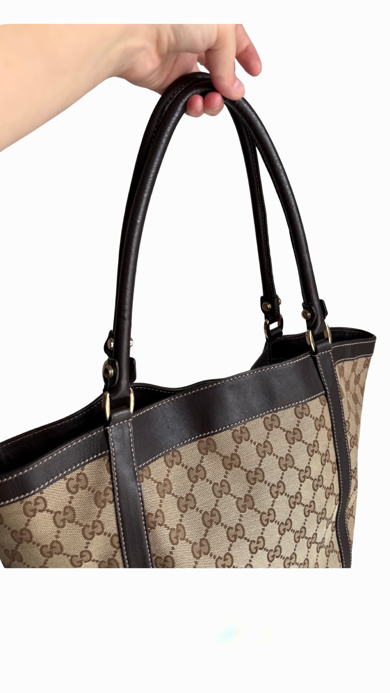 Gucci Abbey GG Canvas Tote