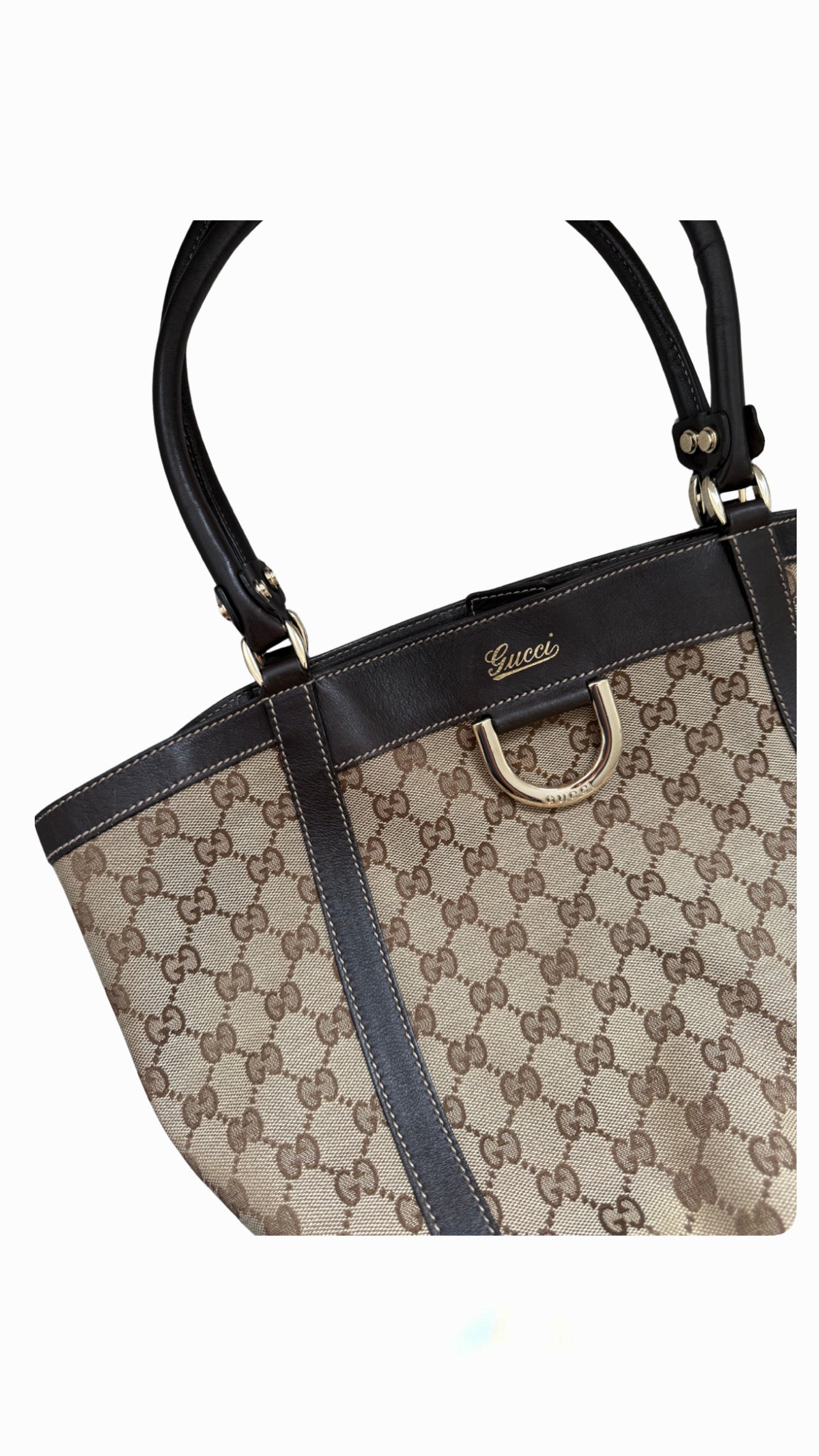 Gucci Abbey GG Canvas Tote
