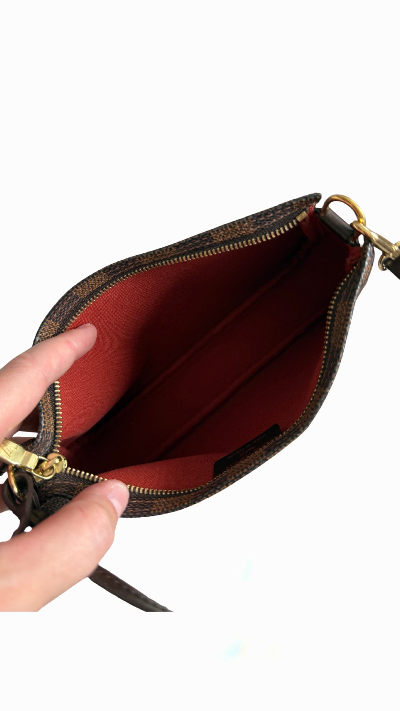 Louis Vuitton Damier Ebene Navona Pochette Accessories