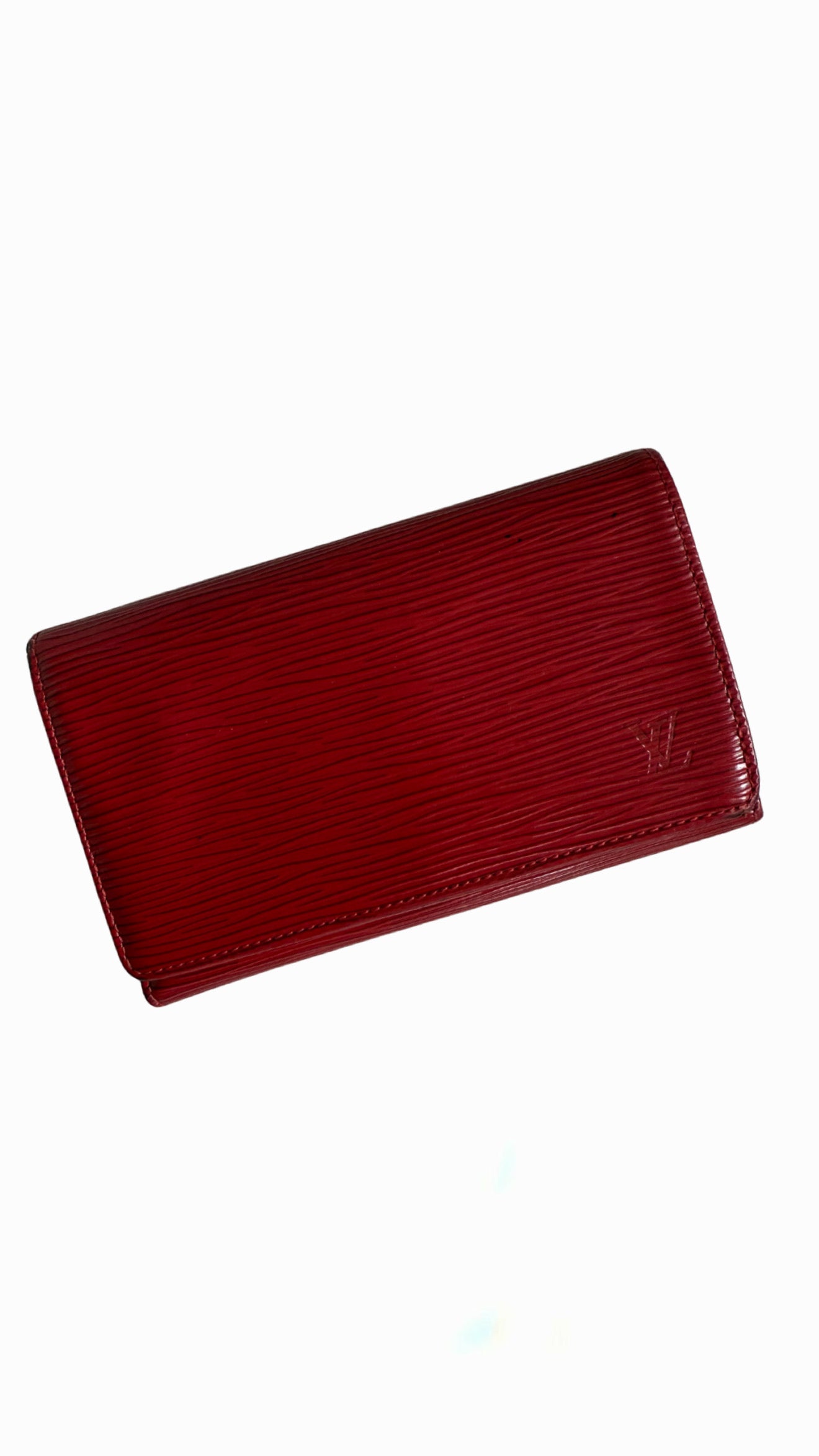 Louis Vuitton Epi Red Bi-fold Wallet