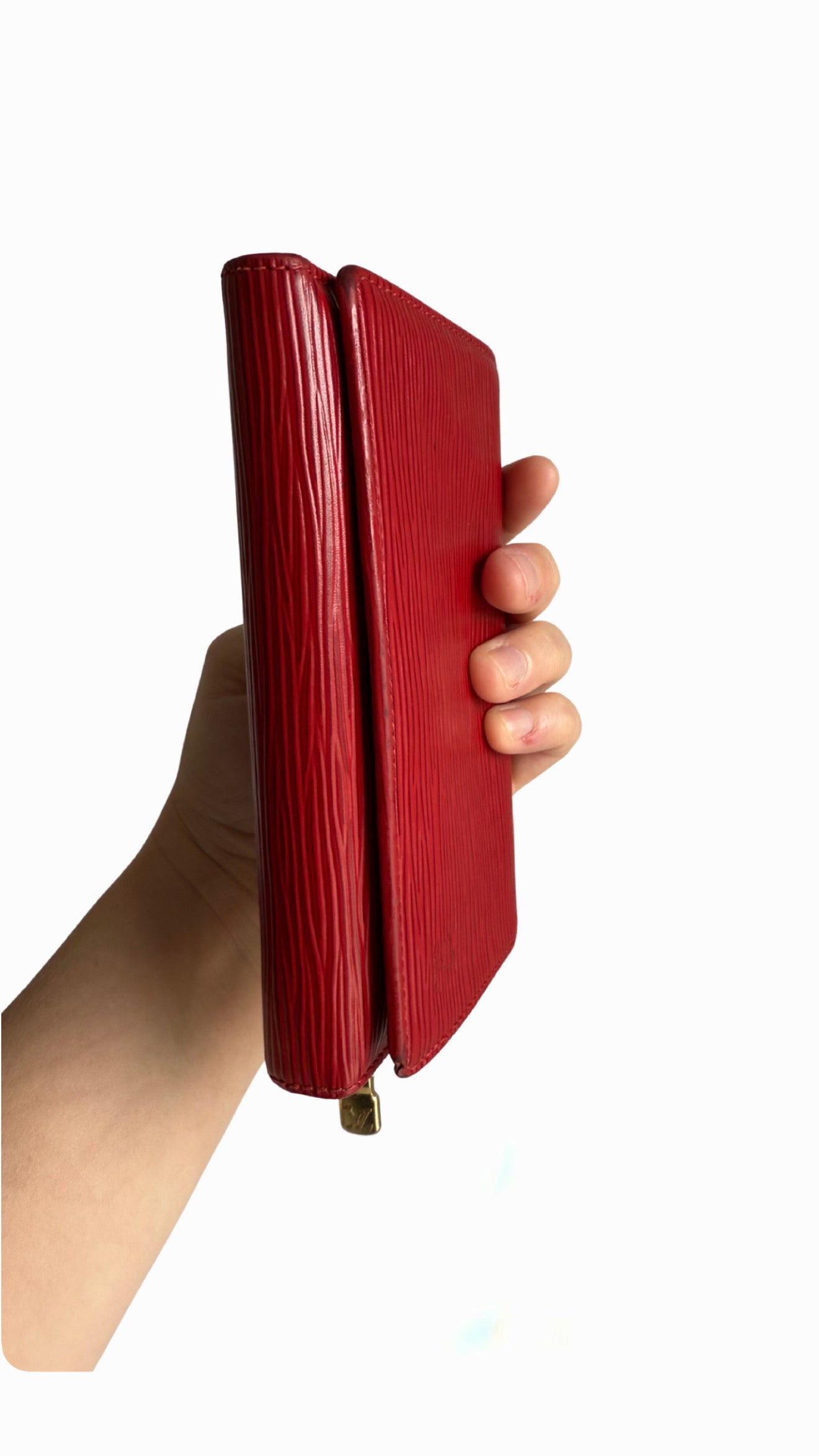 Louis Vuitton Epi Red Bi-fold Wallet