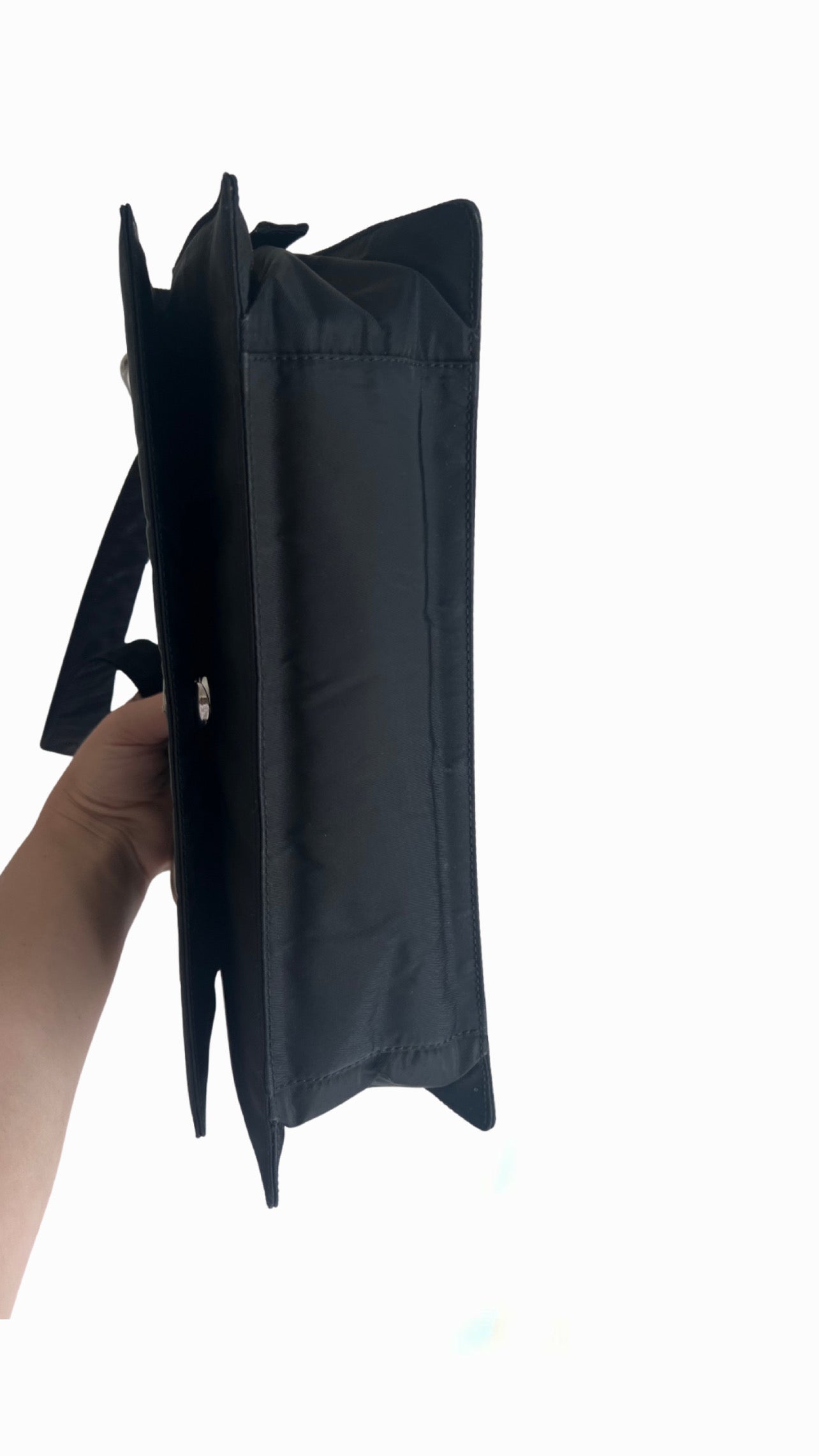 Prada Black Vintage Nylon Shoulder Bag