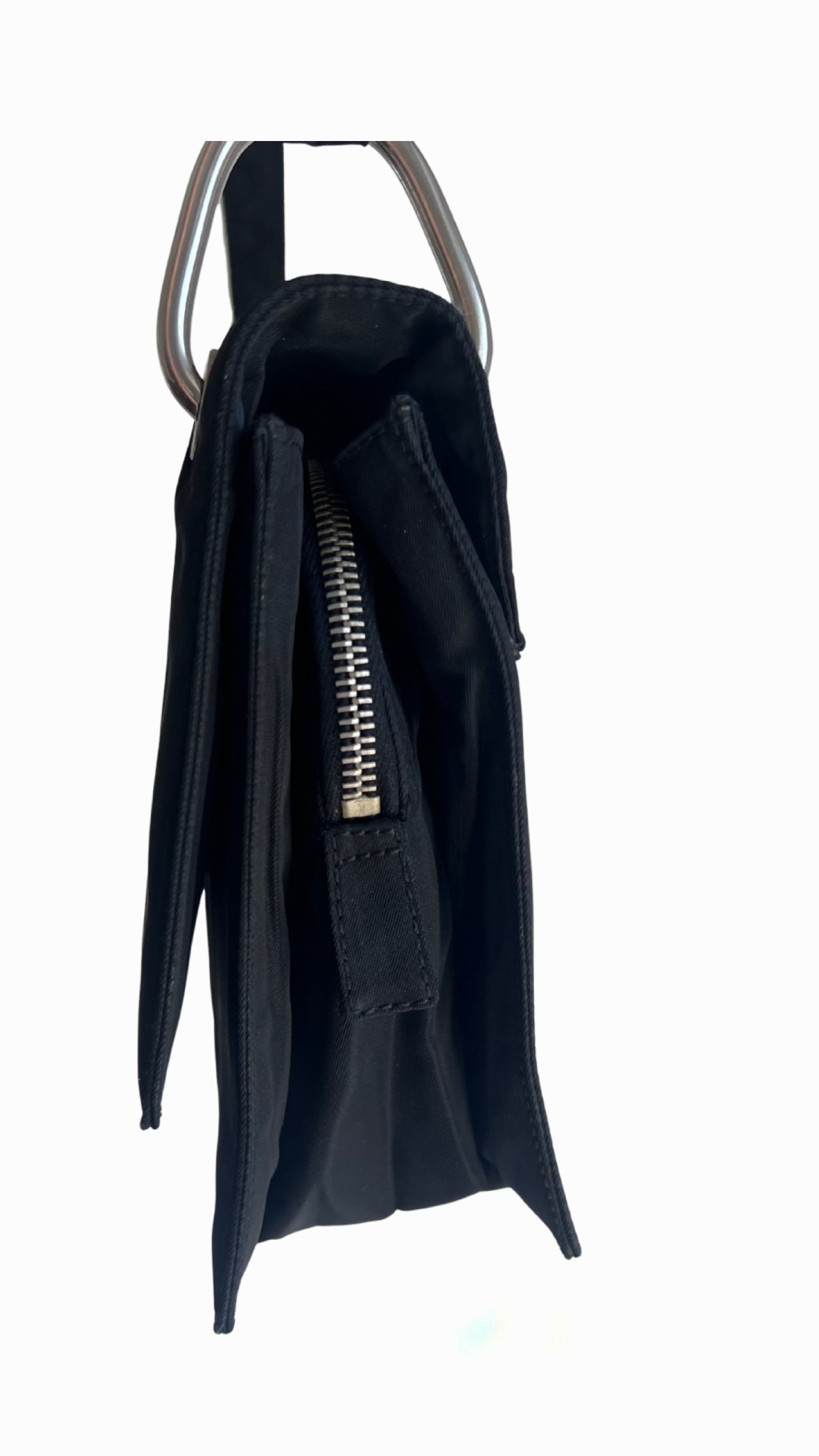 Prada Black Vintage Nylon Shoulder Bag