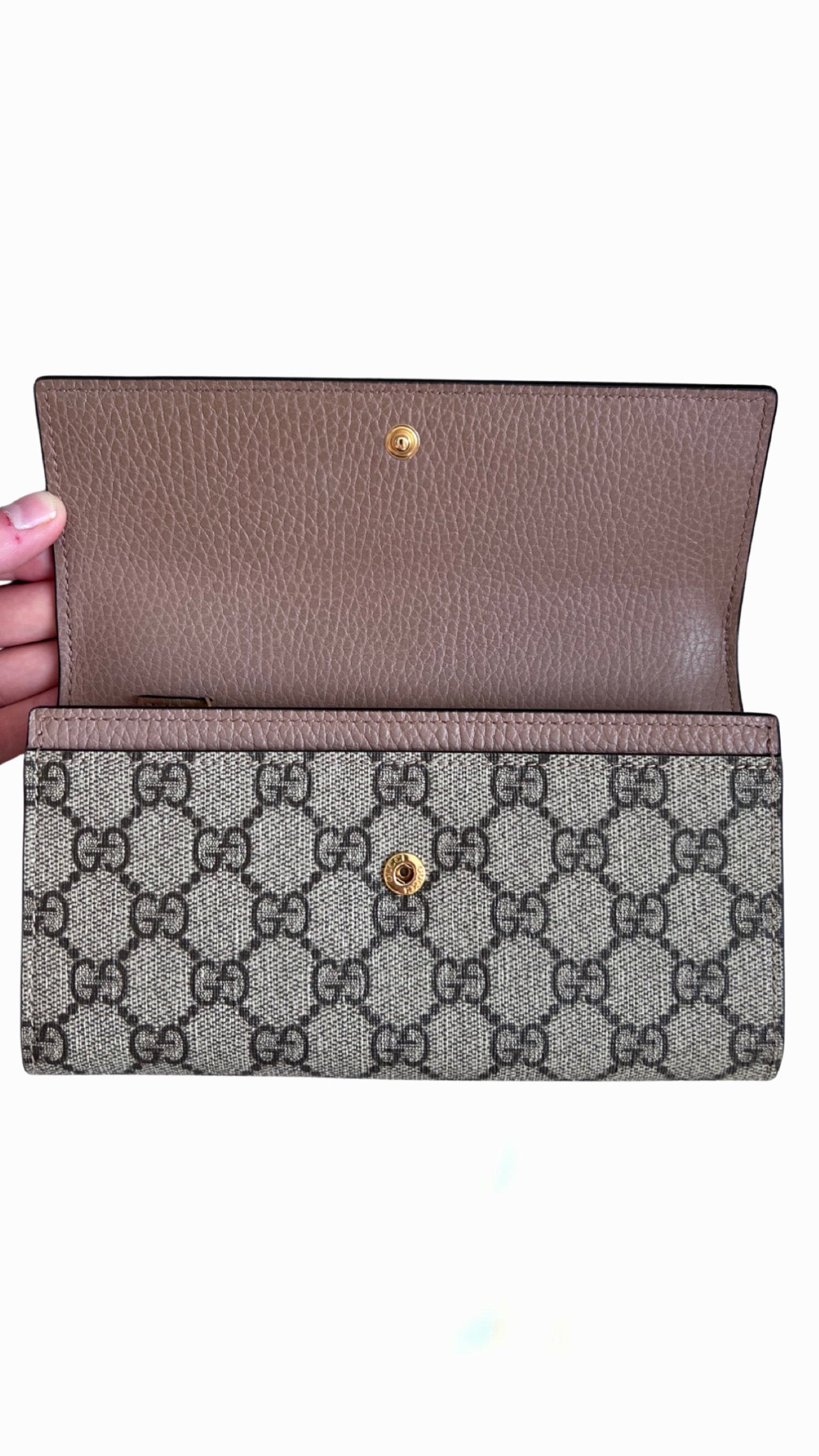 Gucci Bi-colour GG Marmont continental wallet