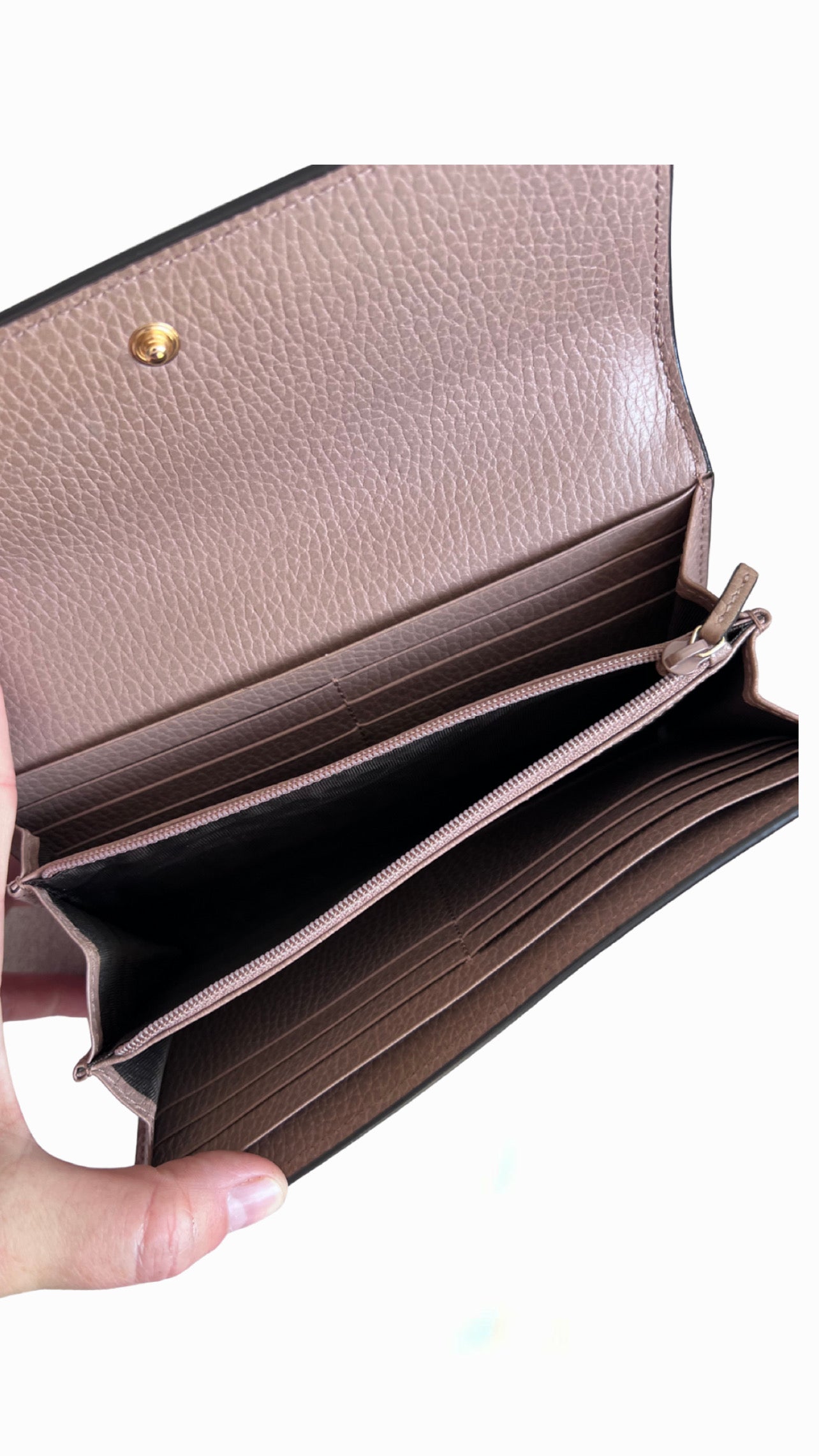 Gucci Bi-colour GG Marmont continental wallet