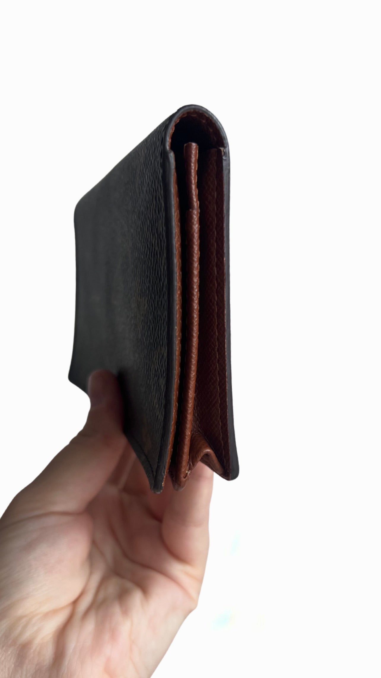Louis Vuitton Porte Cartes Credit Canvas Long Wallet
