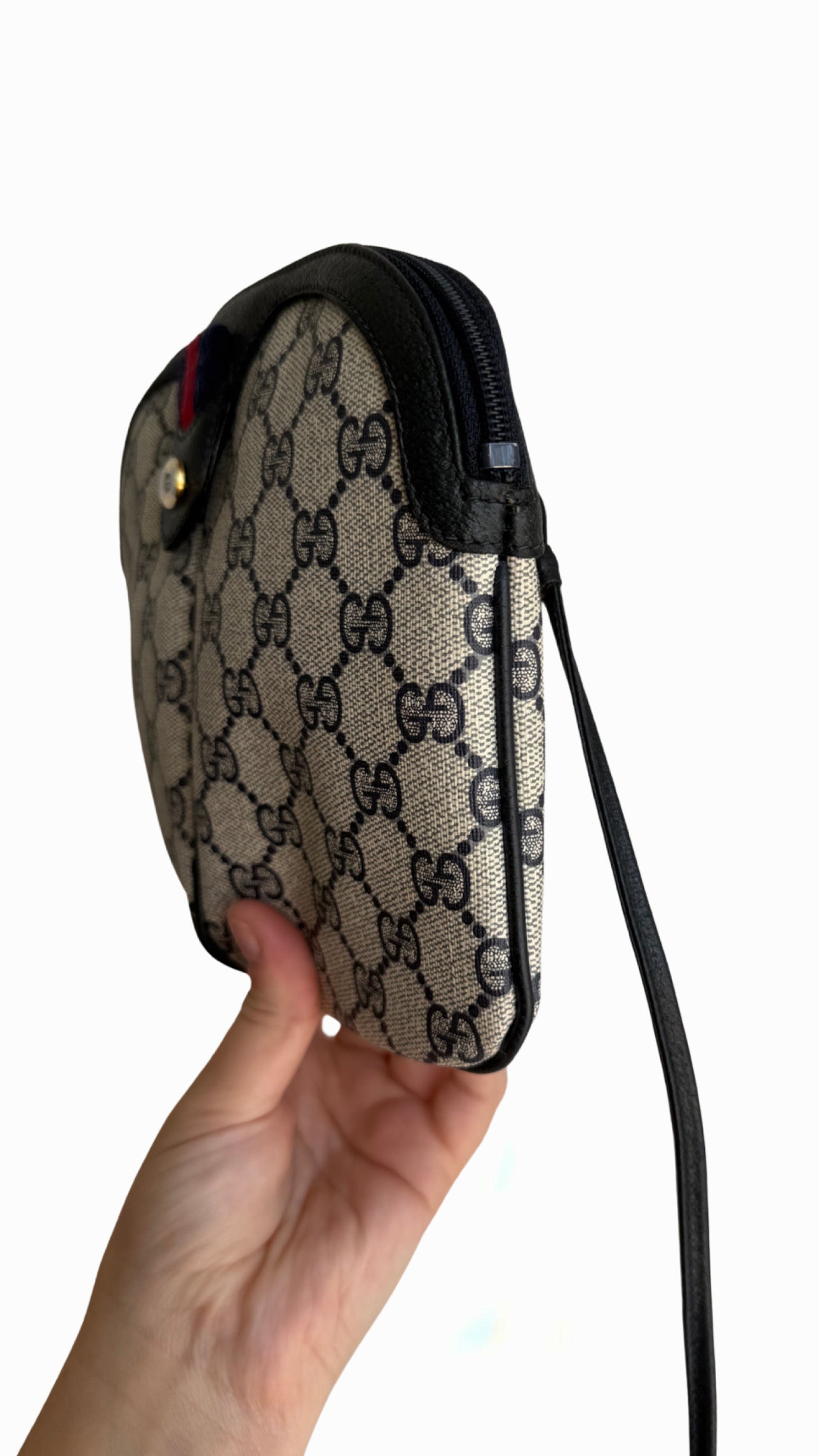 Gucci Vintage Supreme Navy Crossbody