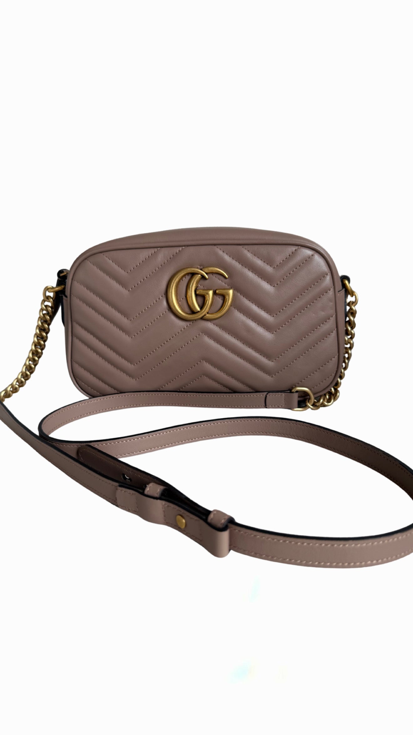 Gucci Marmont Small Matelasse Shoulder Bag