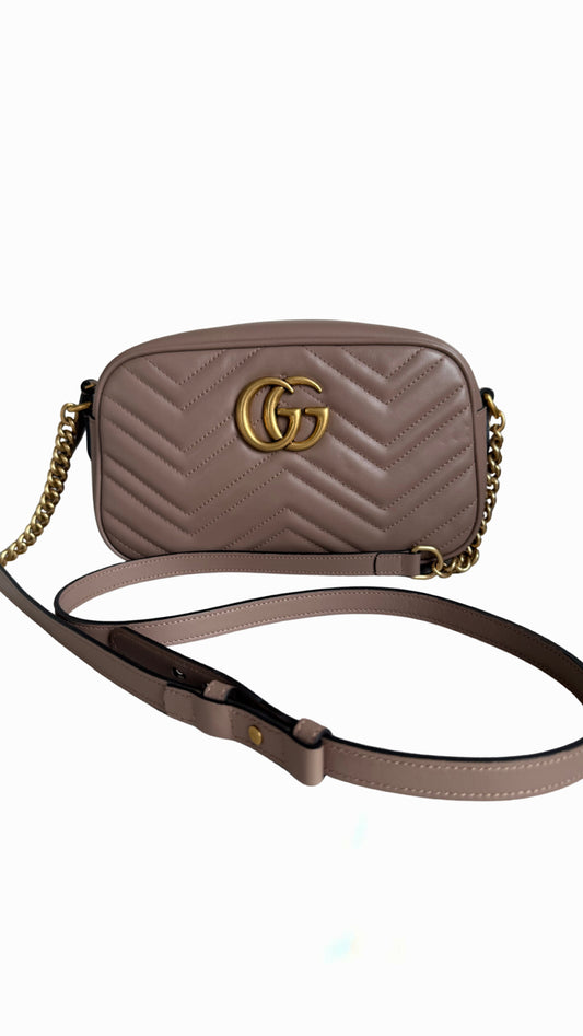Gucci Marmont Small Matelasse Shoulder Bag