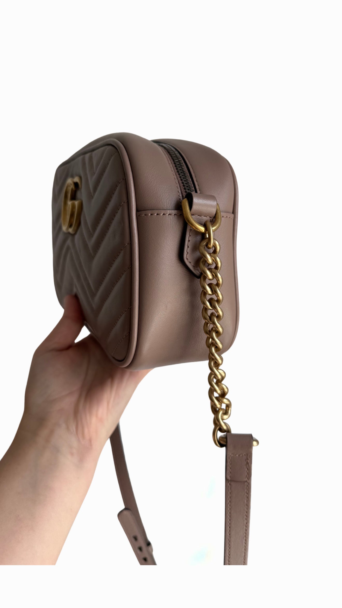 Gucci Marmont Small Matelasse Shoulder Bag