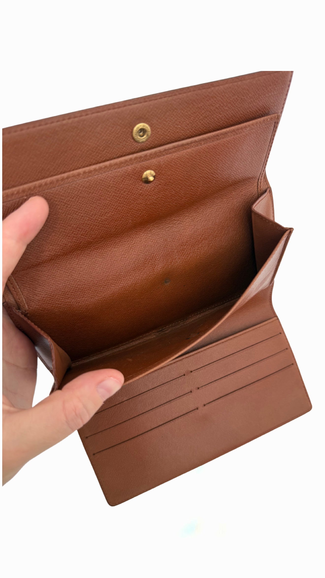 Louis Vuitton Porte Tresor International Tri-fold Long Wallet