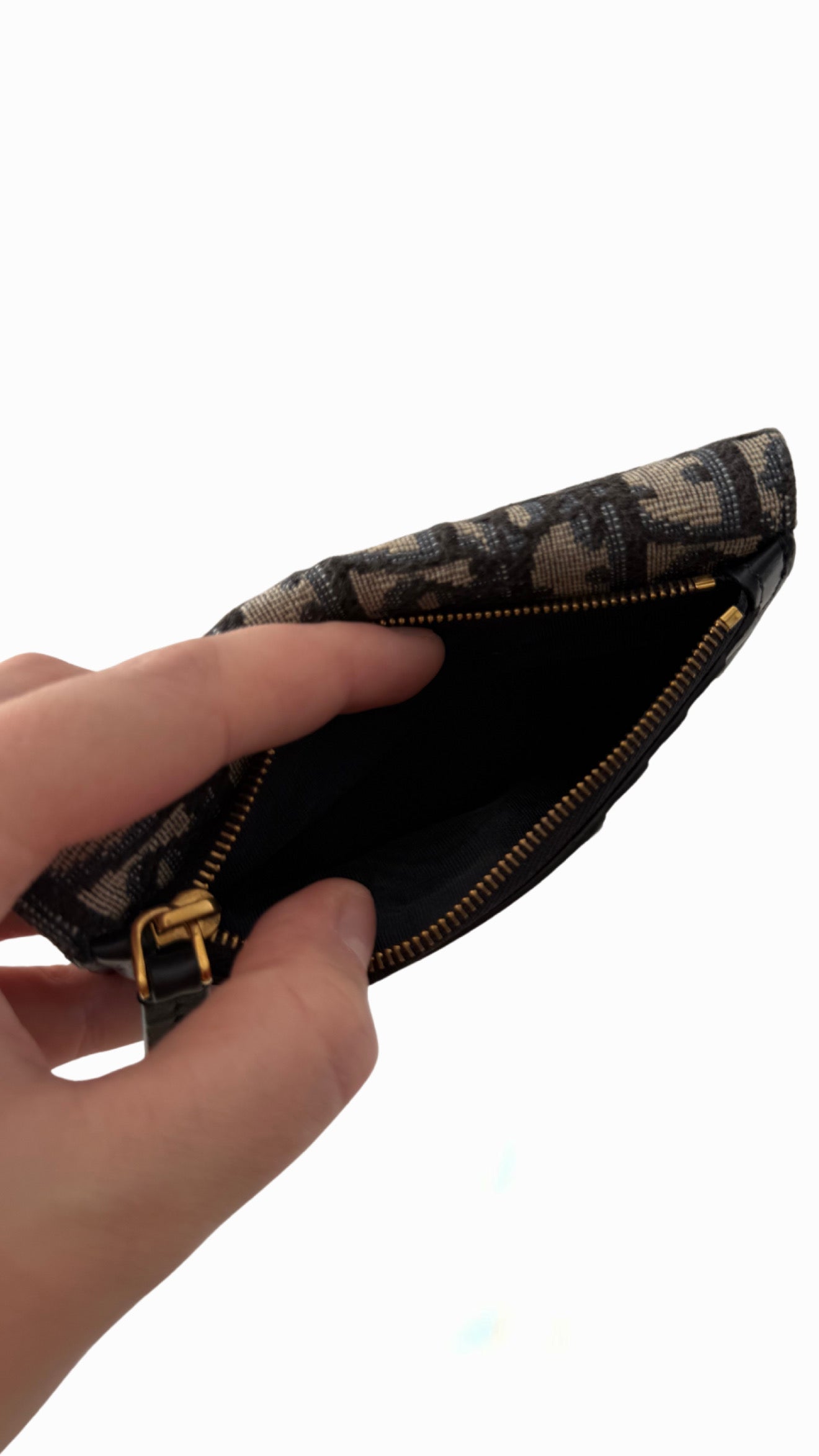 Christian Dior Saddle Cosmos Zipped Card Holder