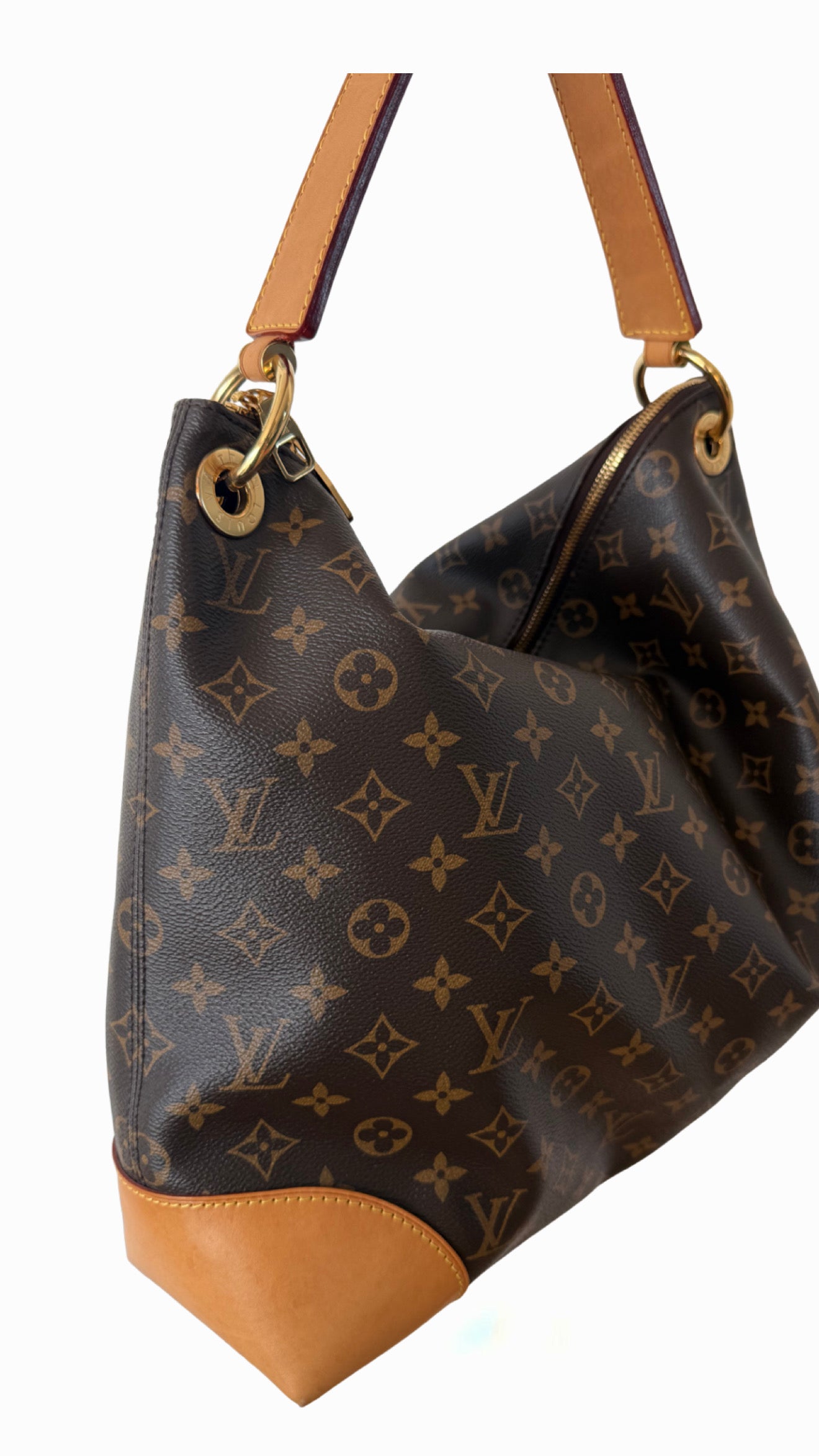 Louis Vuitton Monogram Hobo Berri MM