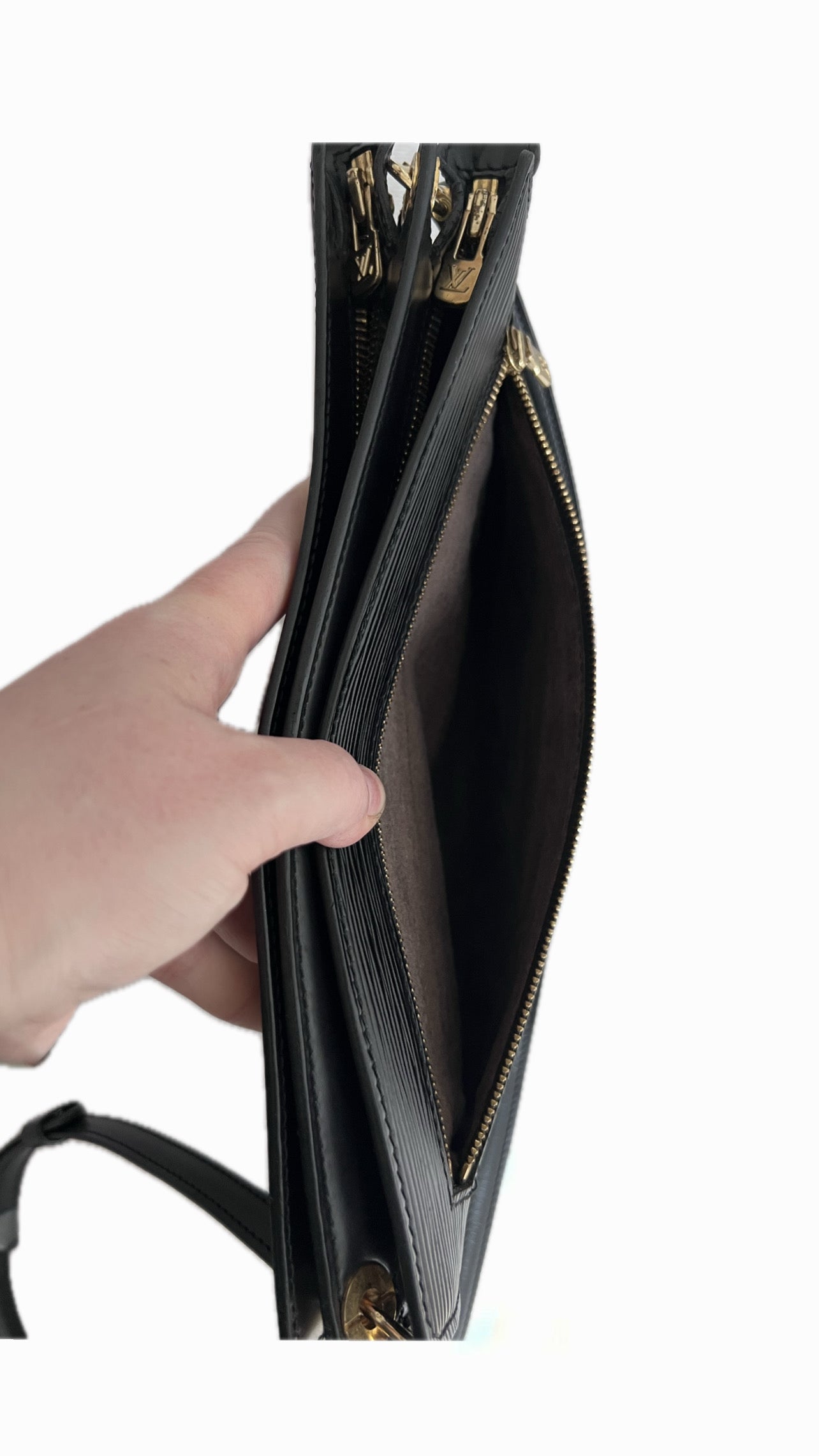 Louis Vuitton Epi Enghien 2Way Shoulder Bag