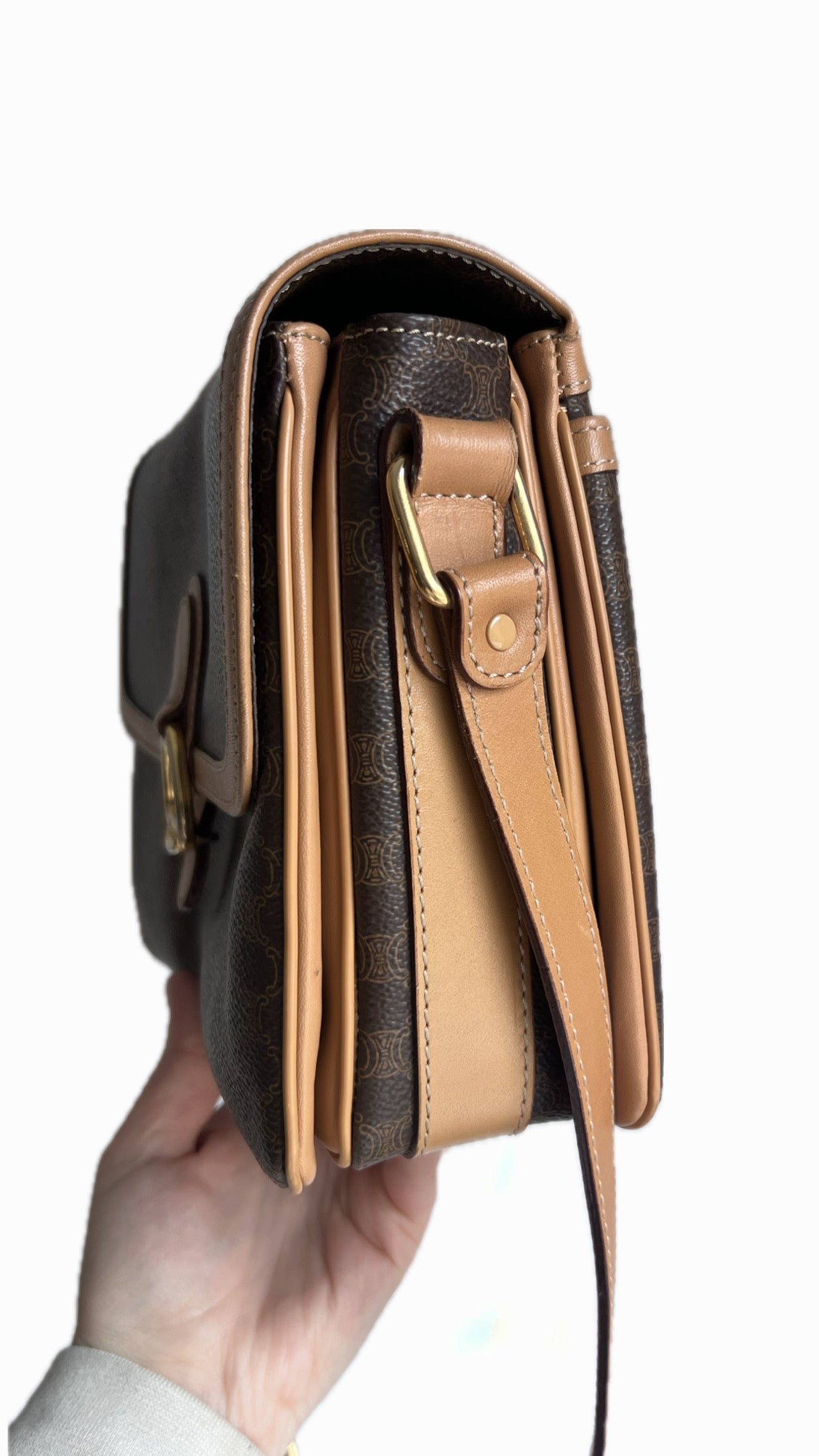 Celine Macadam Flap Shoulder Bag