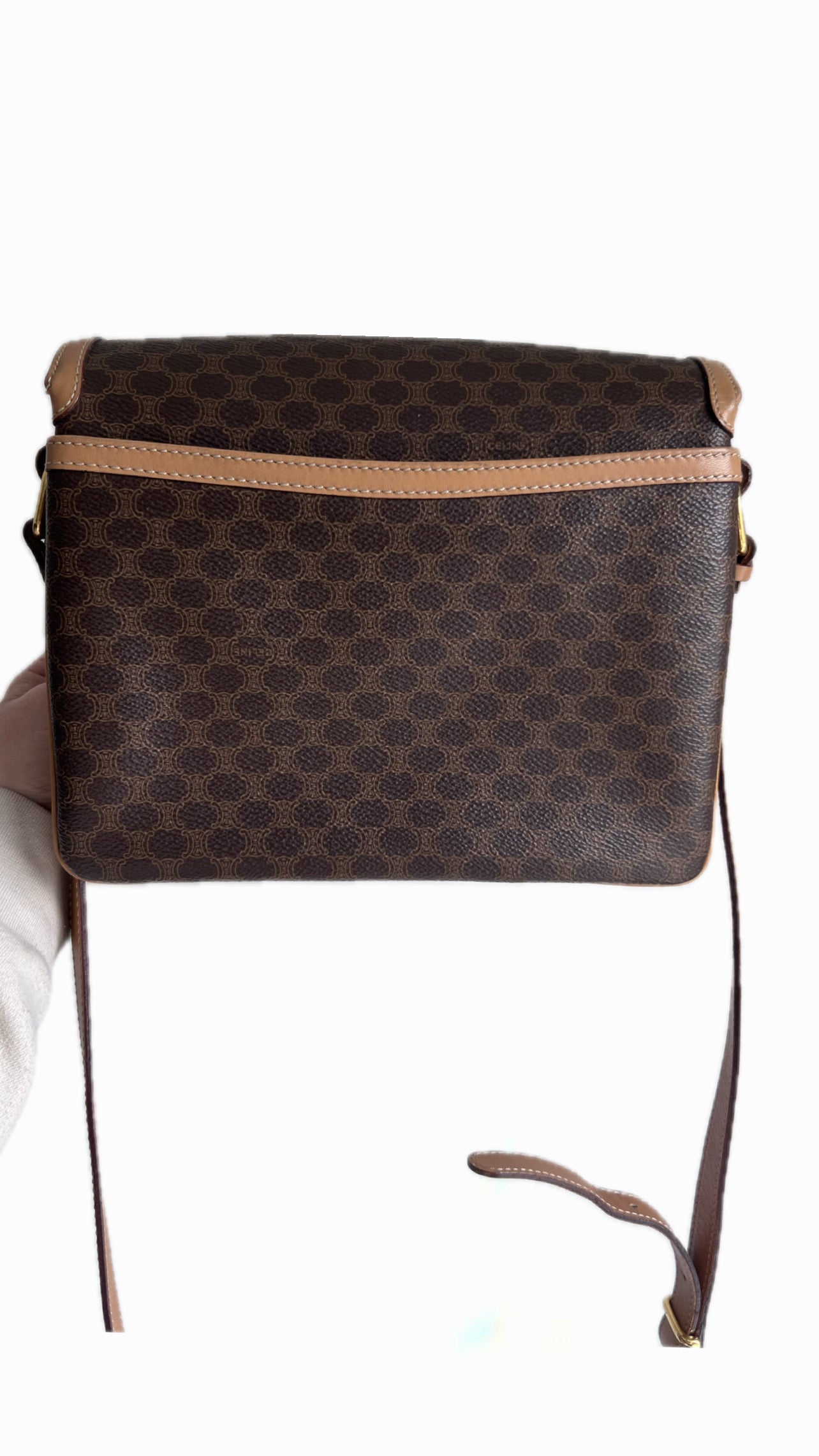 Celine Macadam Flap Shoulder Bag