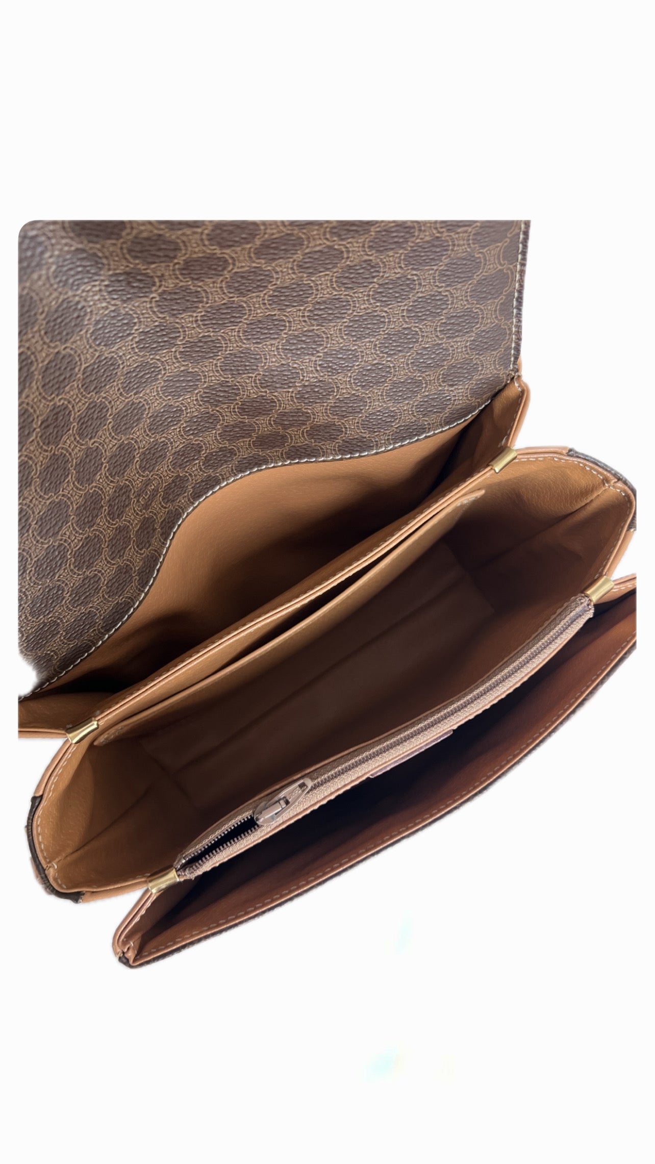 Celine Macadam Flap Shoulder Bag