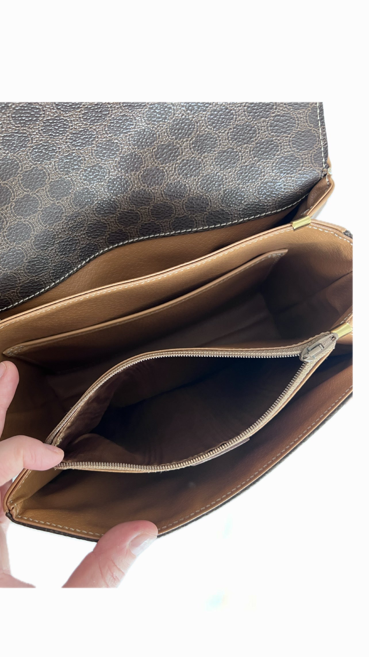 Celine Macadam Flap Shoulder Bag
