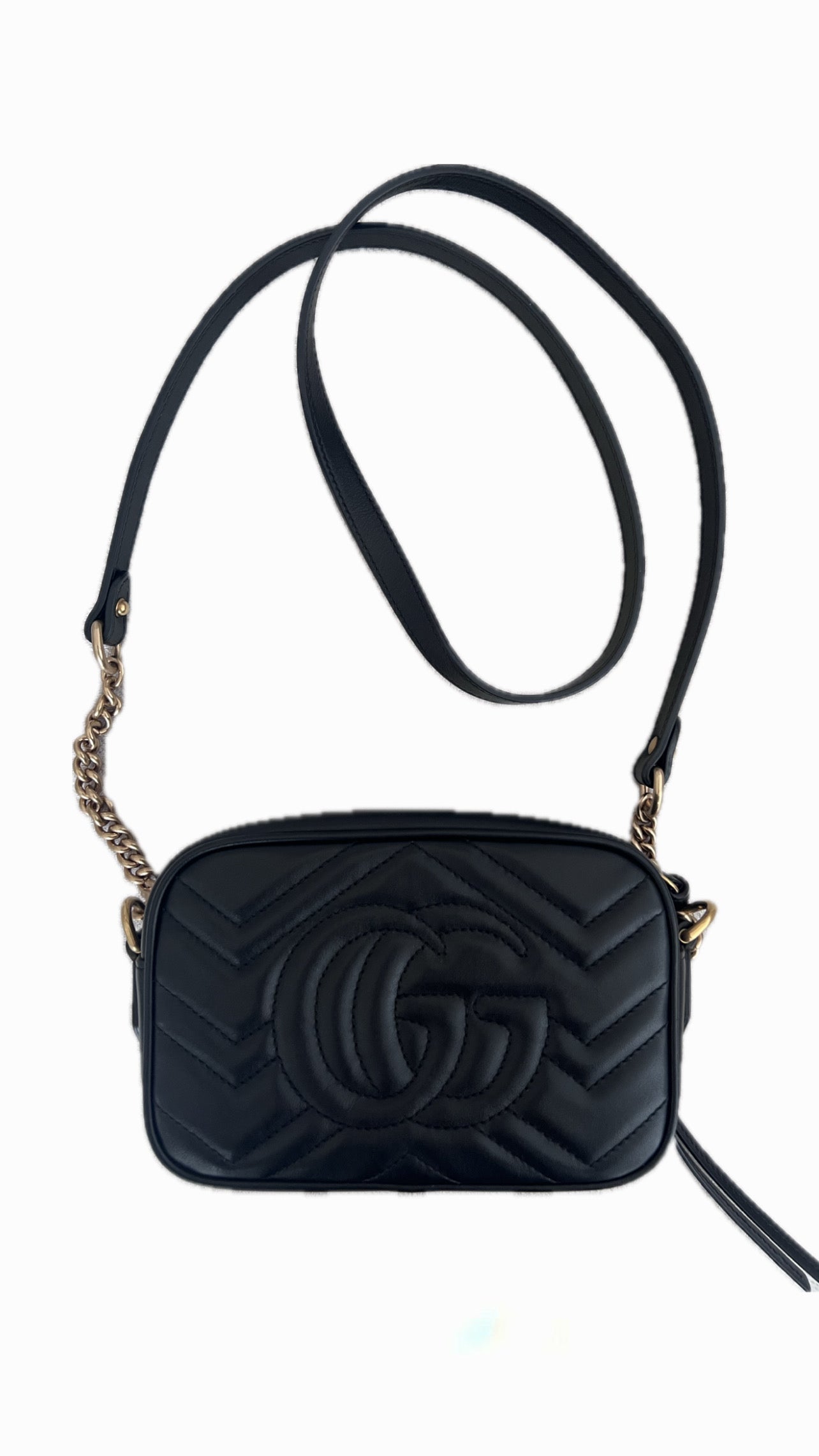 Gucci Marmont Double G Quilted Mini