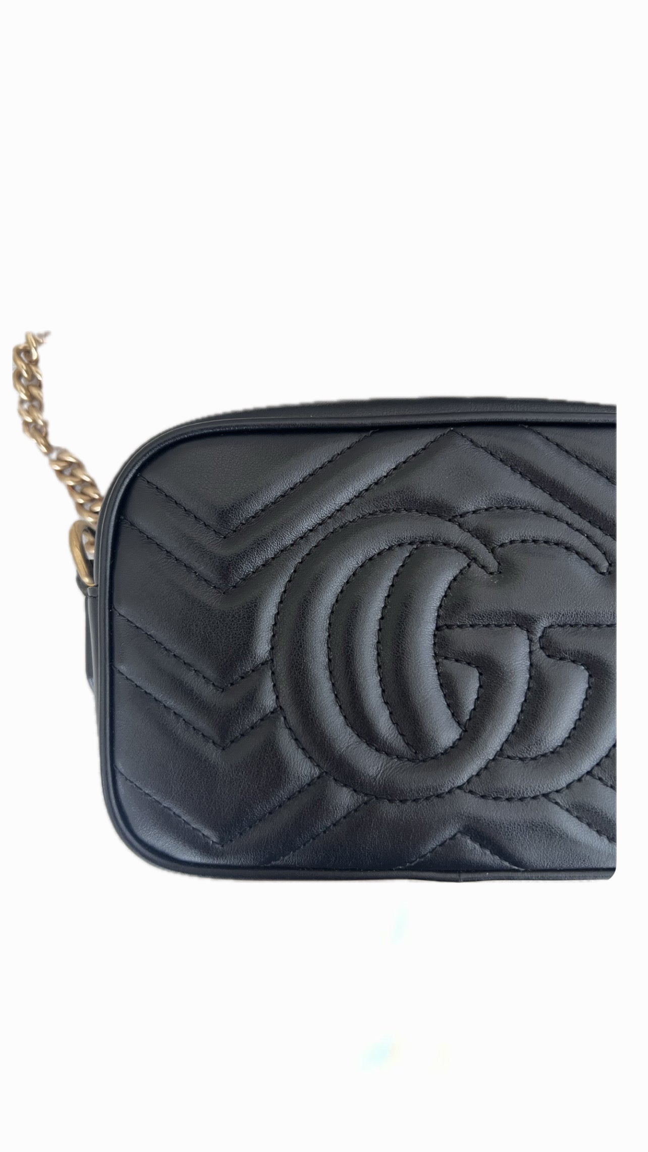 Gucci Marmont Double G Quilted Mini