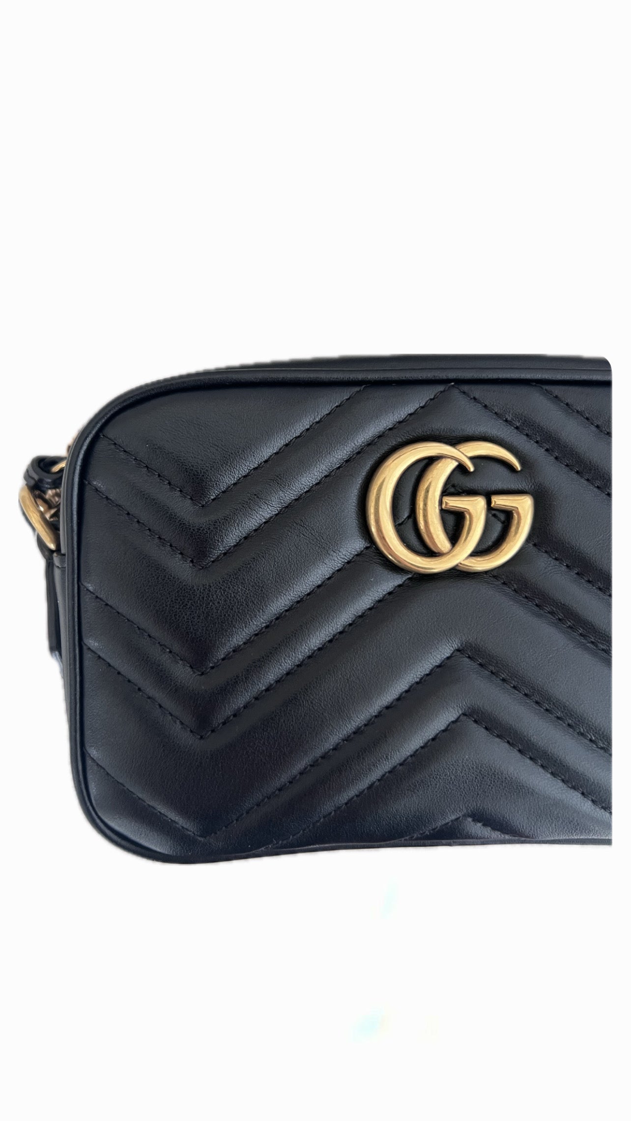 Gucci Marmont Double G Quilted Mini