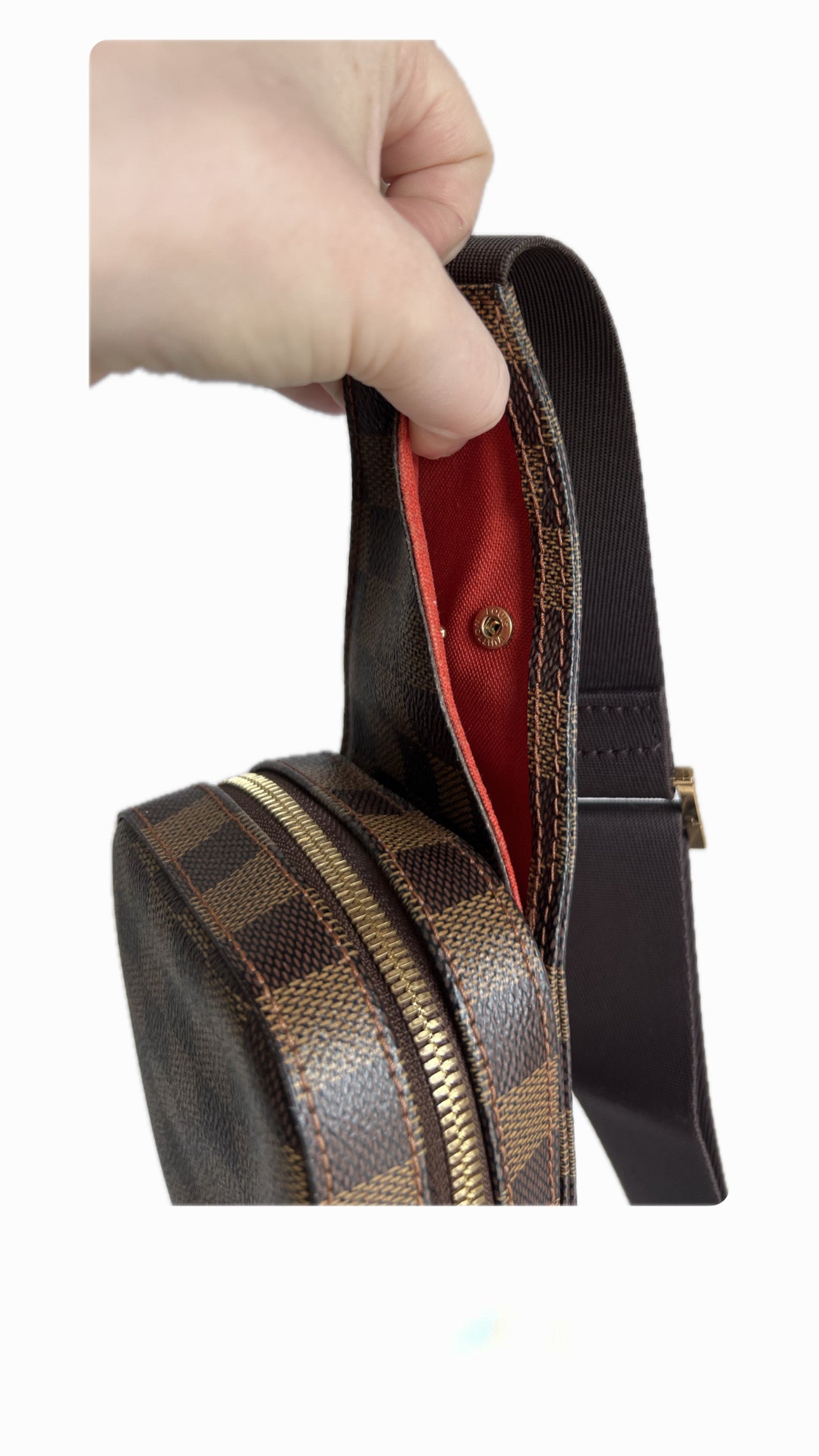 Louis Vuitton Damier Ebene Canvas Geronimos