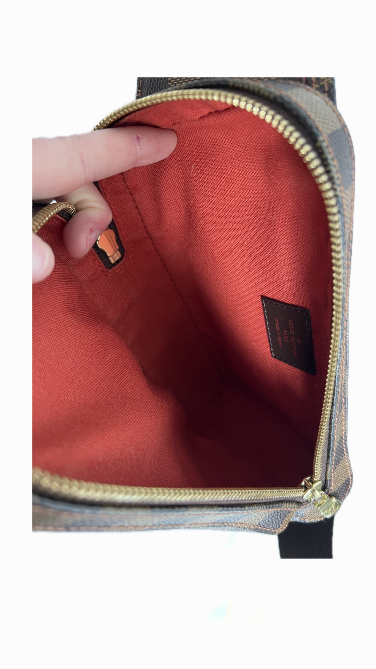 Louis Vuitton Damier Ebene Canvas Geronimos