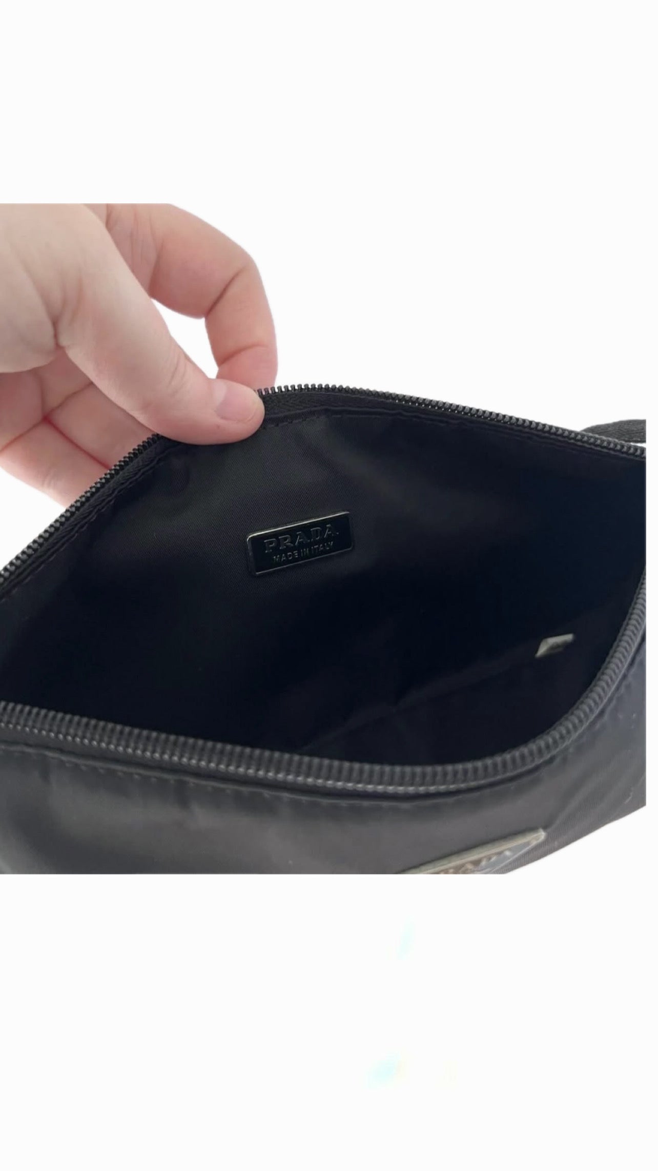 Prada Black Nylon Handbag