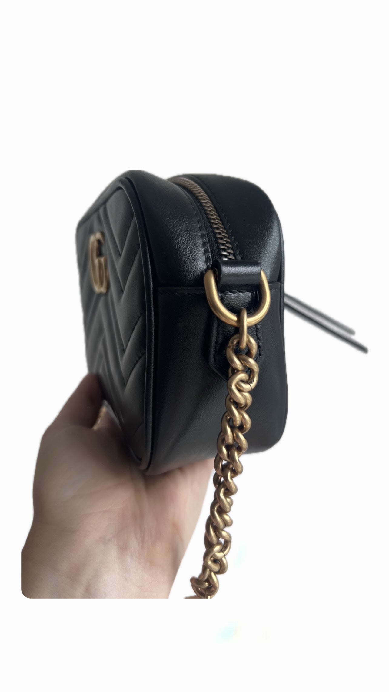 Gucci Marmont Double G Quilted Mini