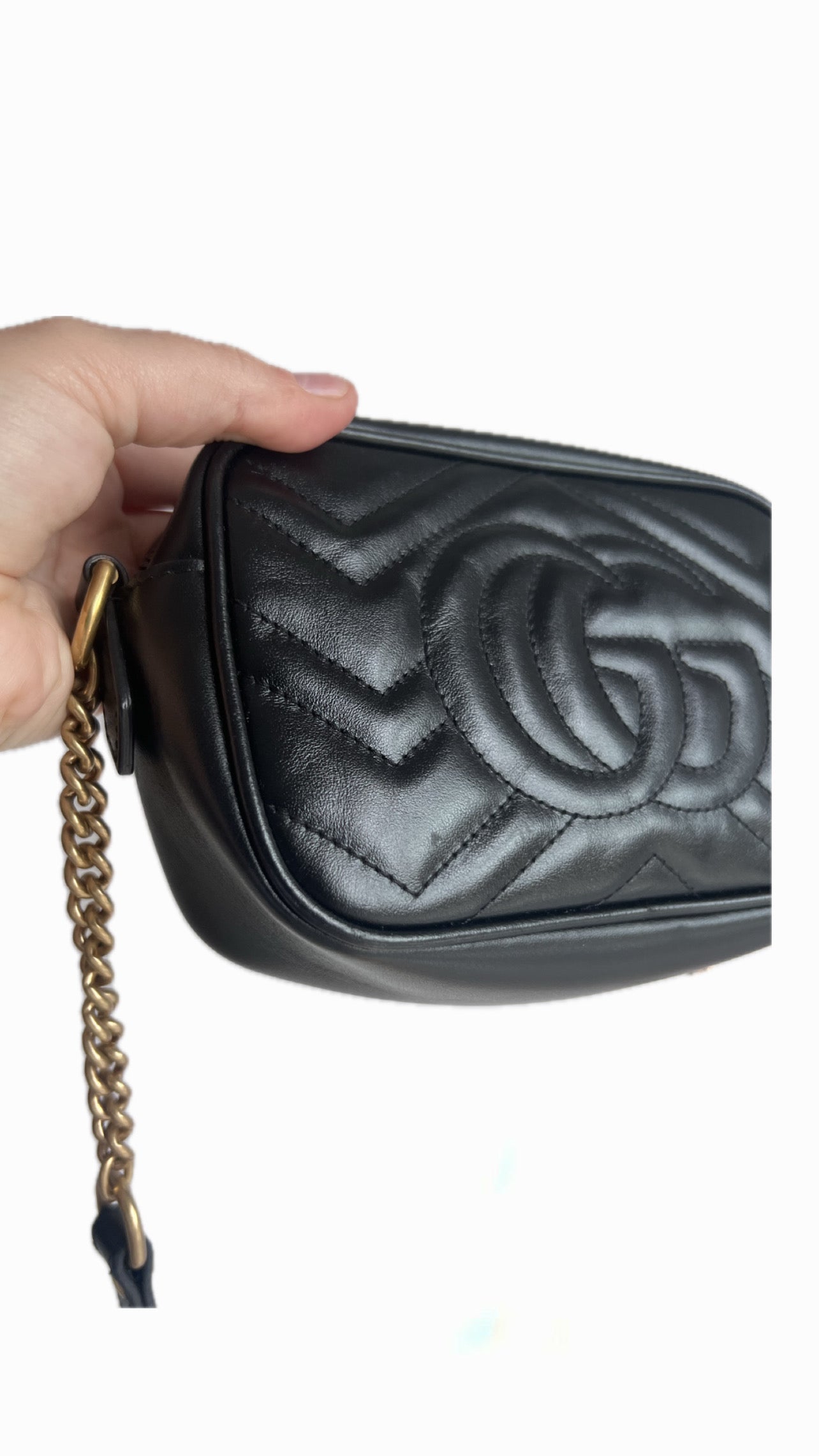Gucci Marmont Double G Quilted Mini