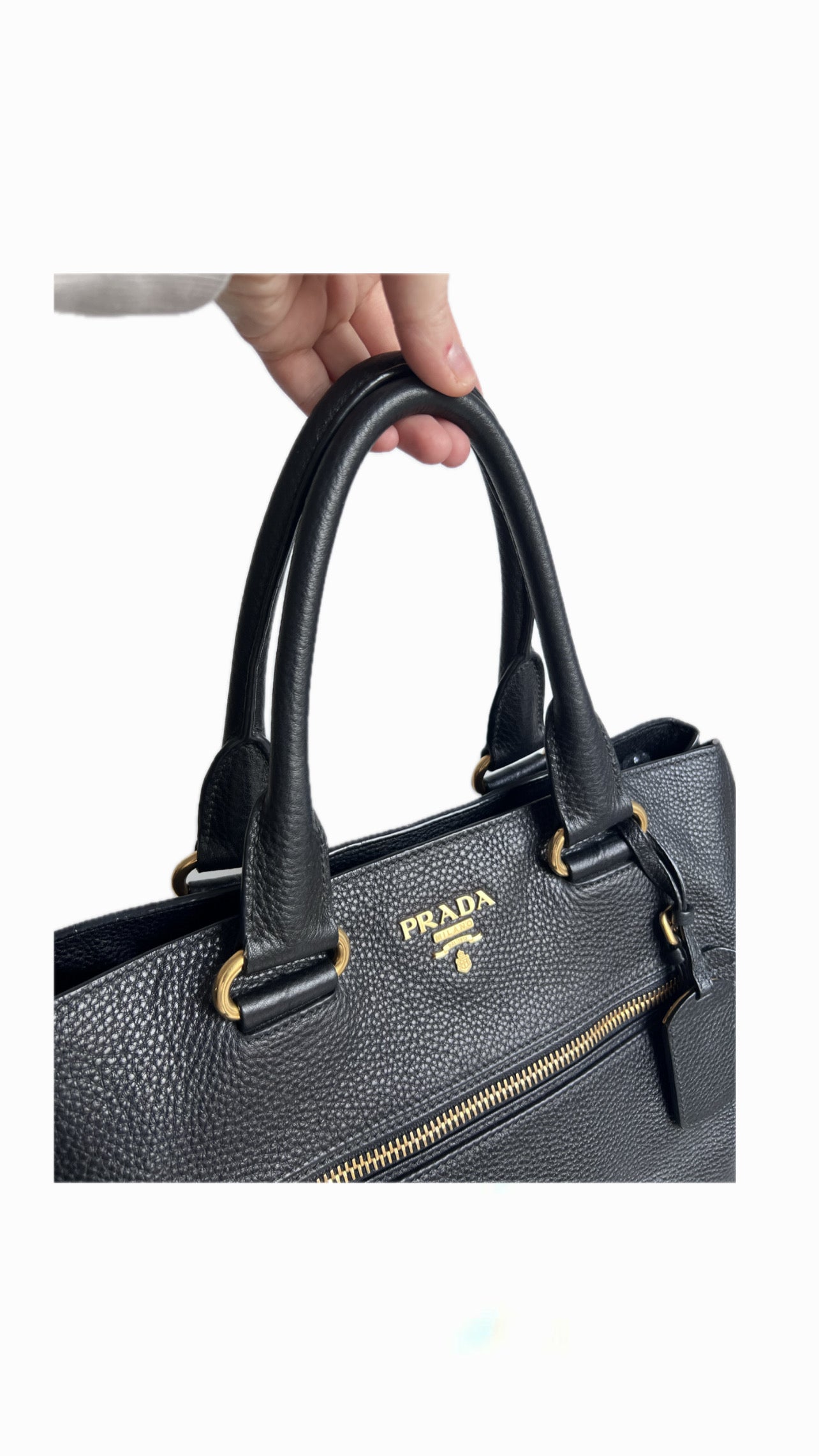PRADA Vitello Daino Handbag