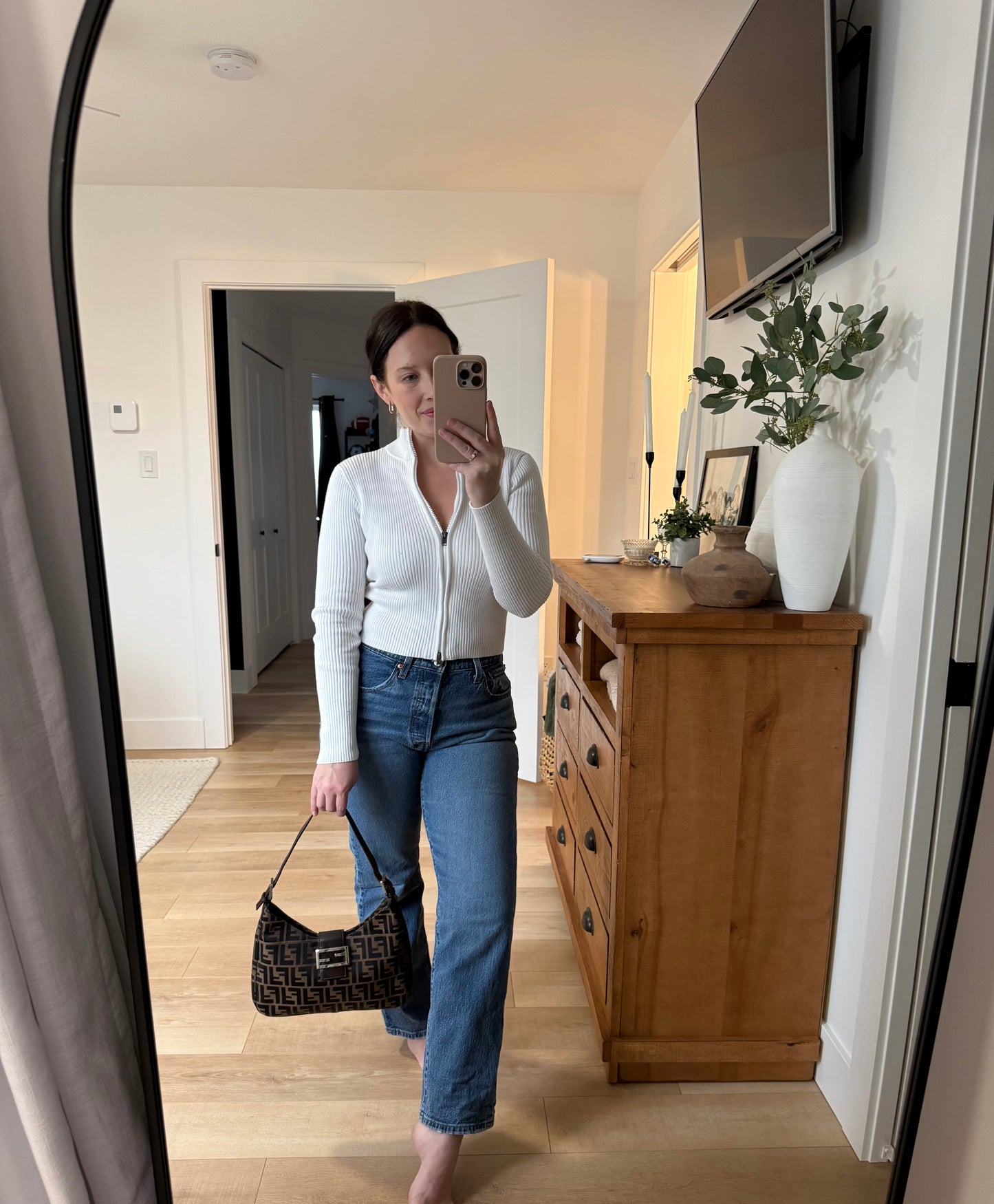 Fendi Zucca Shoulder Bag