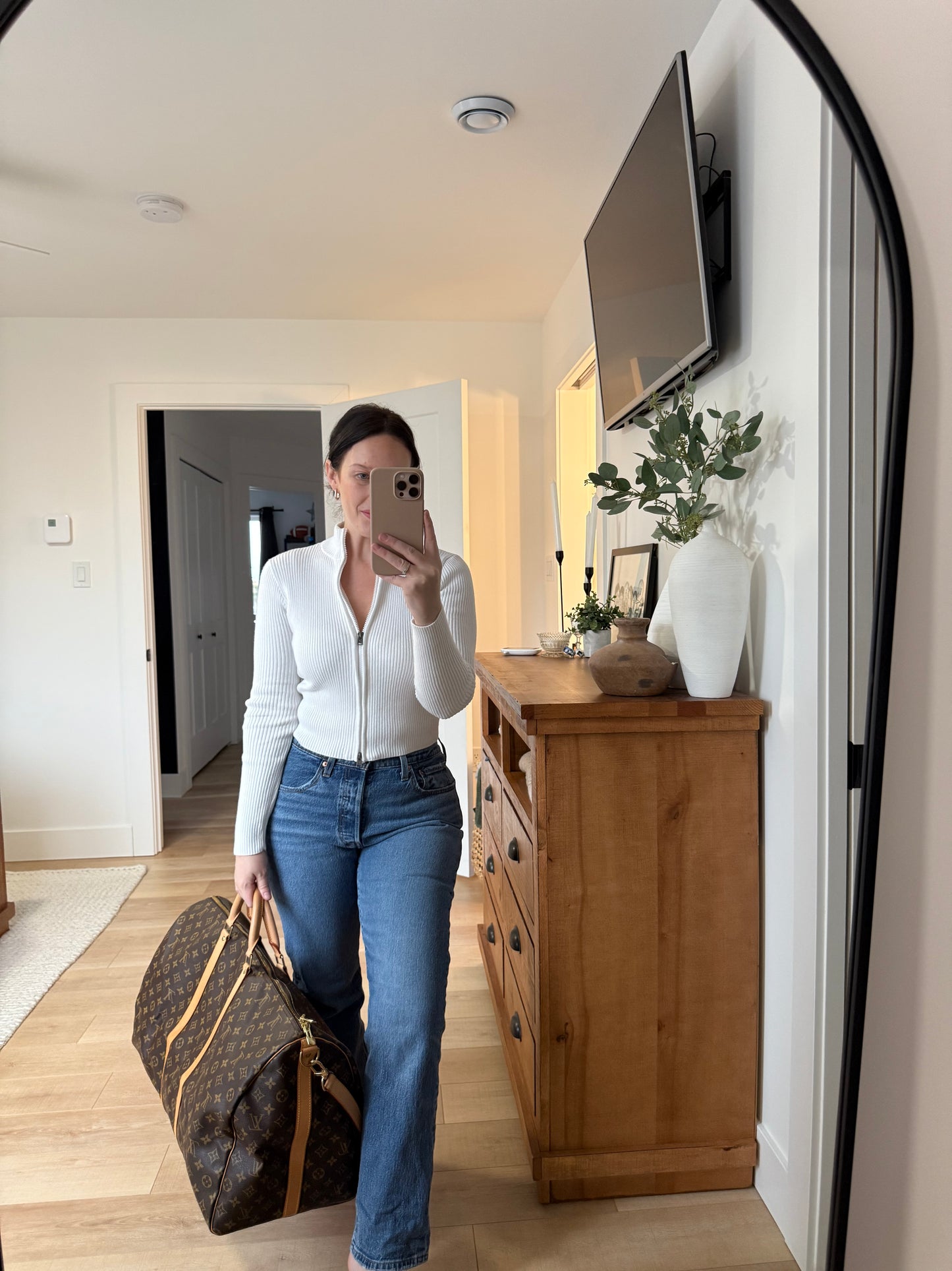 Celine Circle Macadam PVC Leather Crossbody