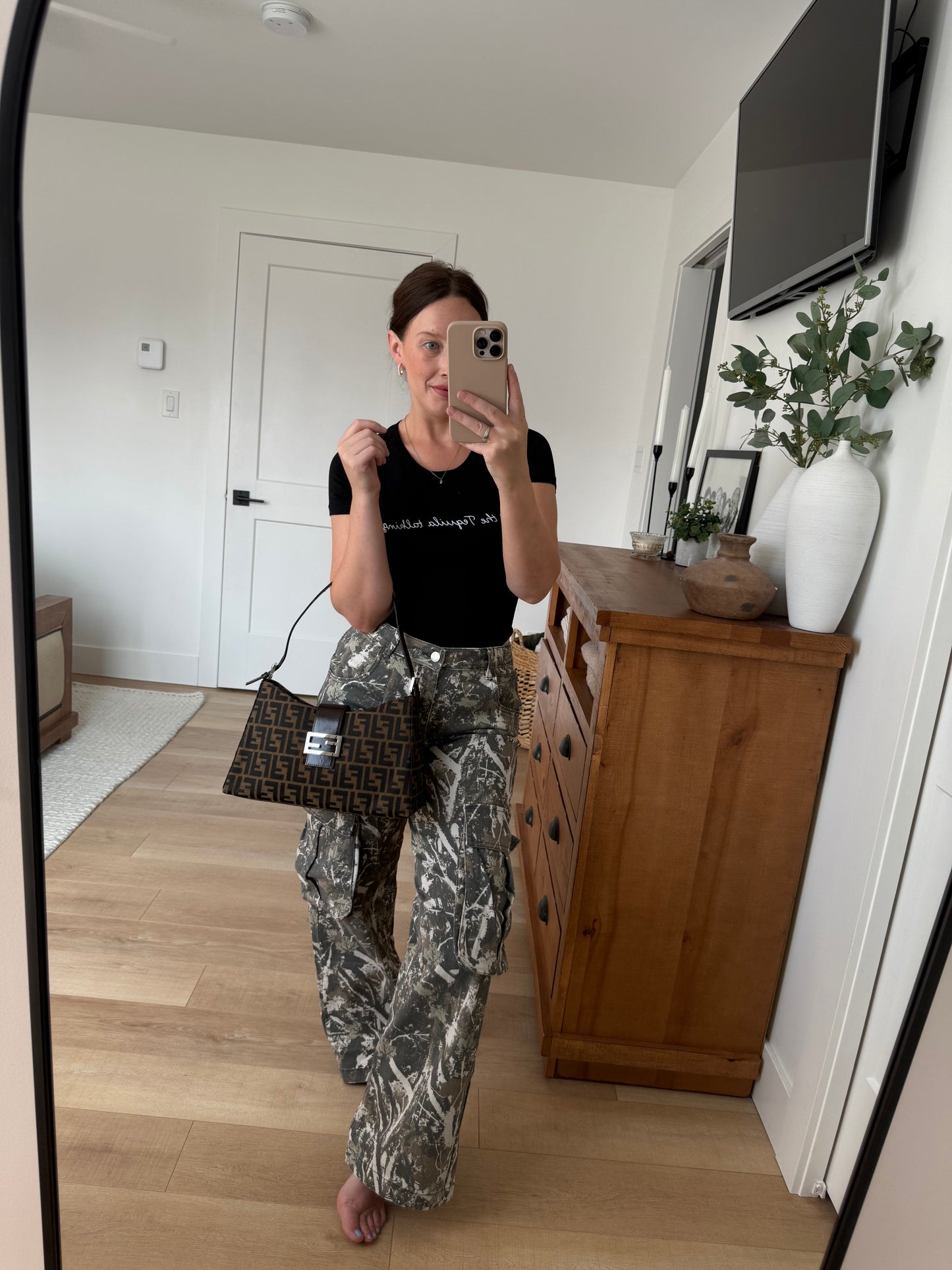 Fendi Zucca Shoulder Bag