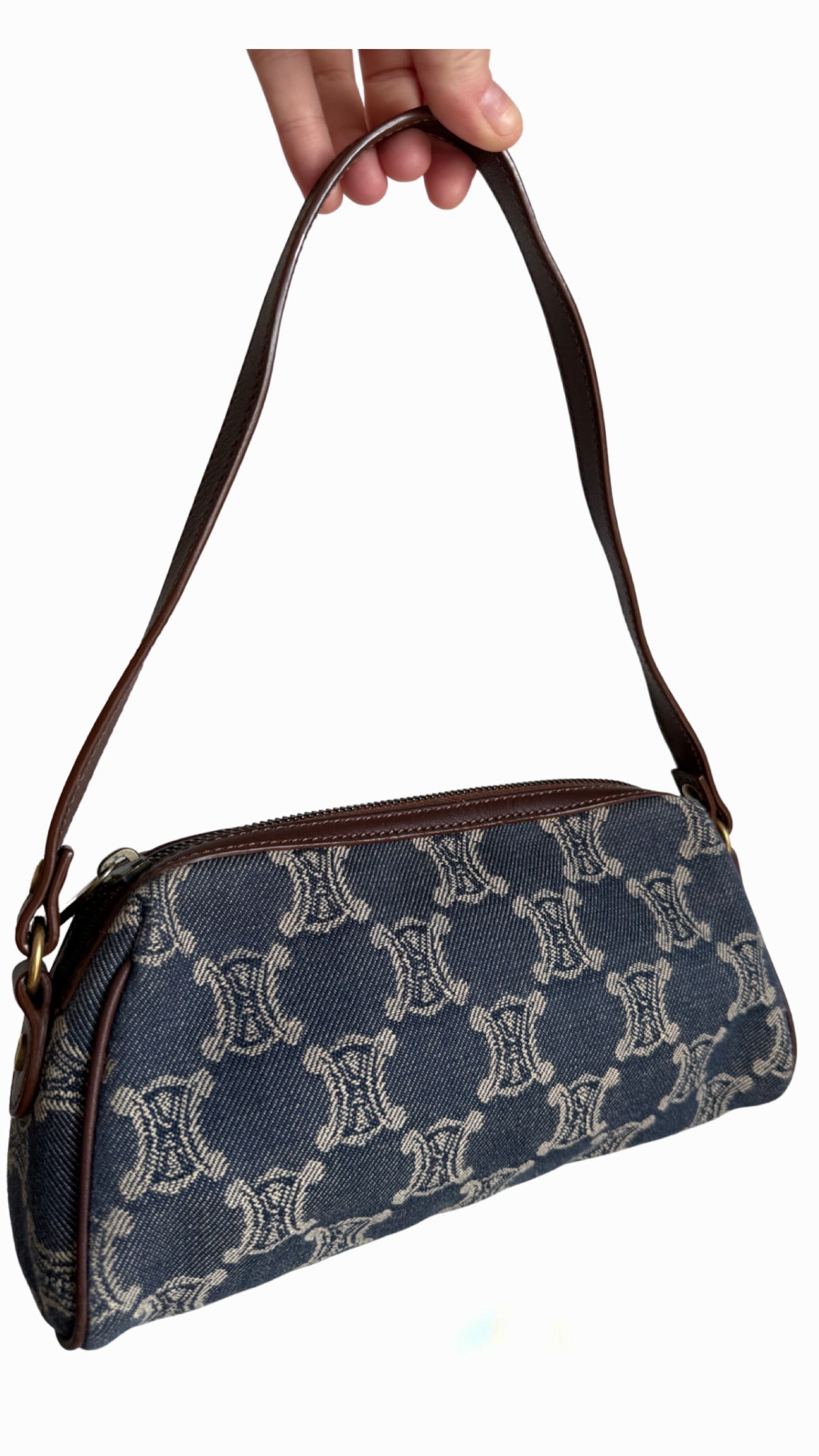 Celine Paris Macadam Denim Handbag