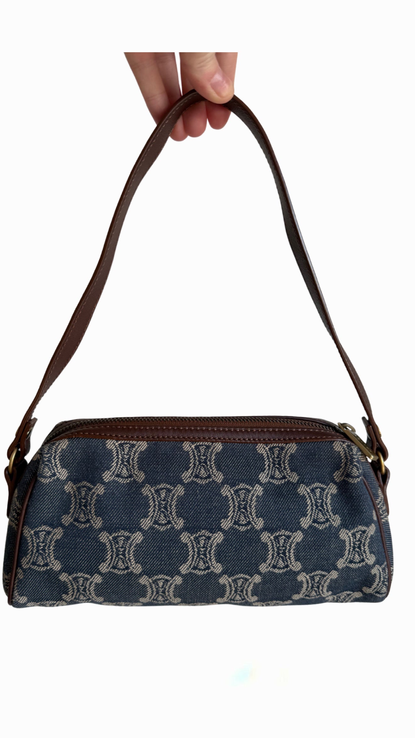 Celine Paris Macadam Denim Handbag