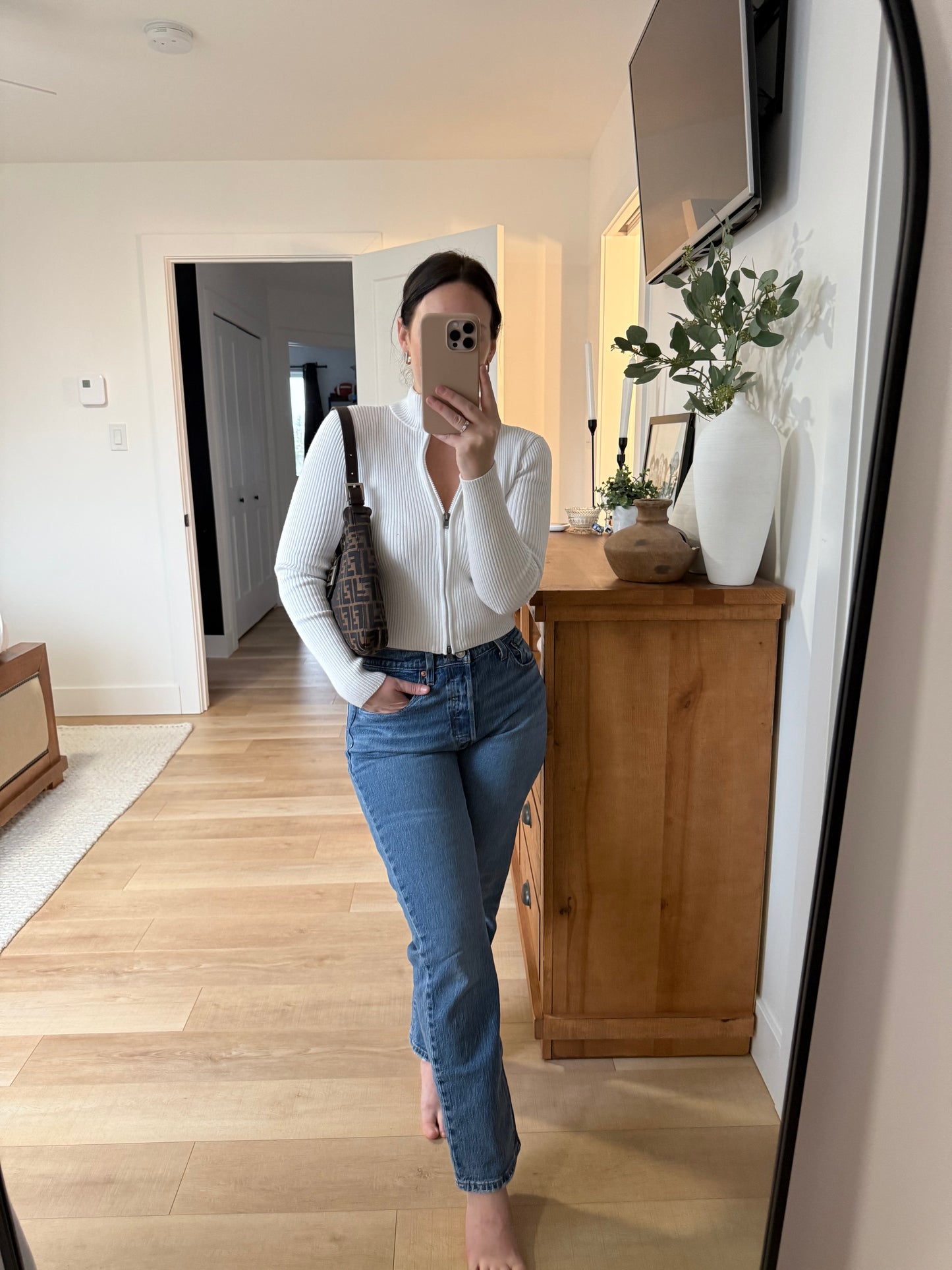 Fendi Zucca Shoulder Bag