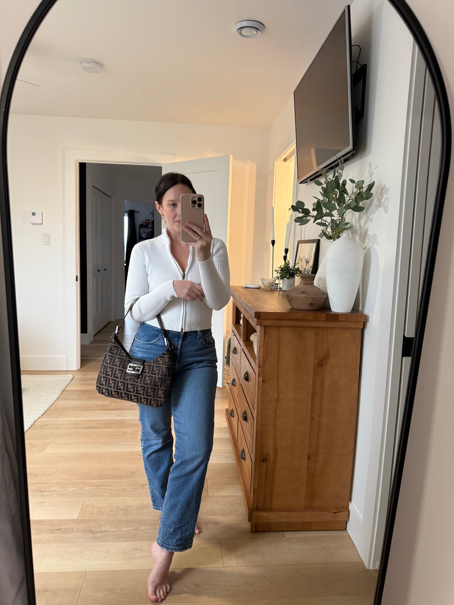 Fendi Zucca Shoulder Bag